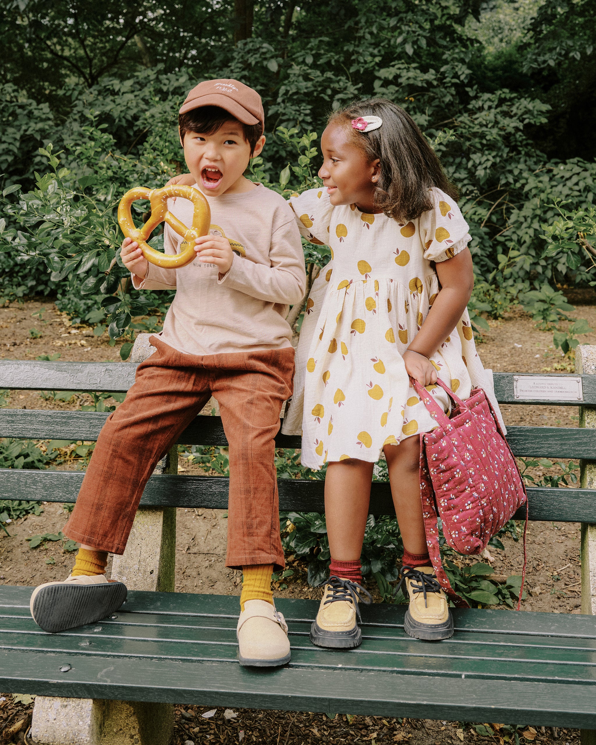 Raw Edge Long Sleeve Tee || Taxi - Rylee + Cru | Kids Clothes | Trendy Baby Clothes | Modern Infant Outfits |