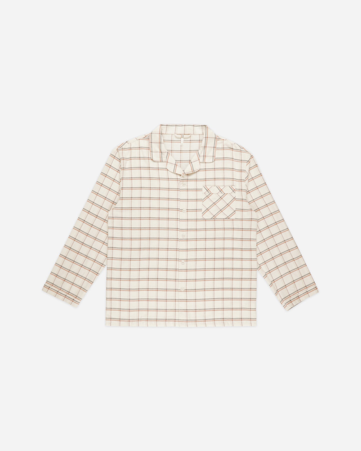 Men's Pajama Top | Holiday Plaid