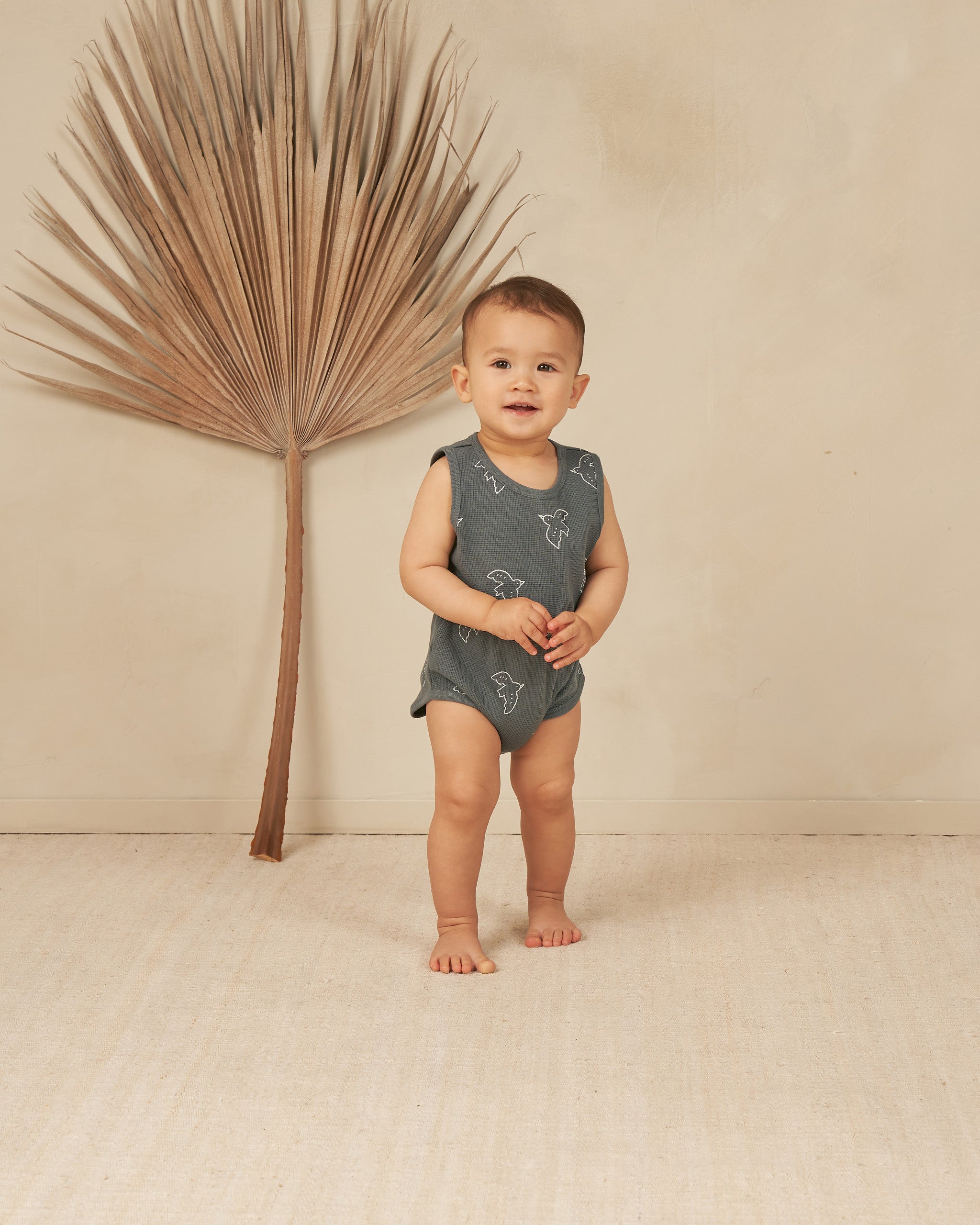 Cinch Playsuit || Birds - Rylee + Cru | Kids Clothes | Trendy Baby Clothes | Modern Infant Outfits |
