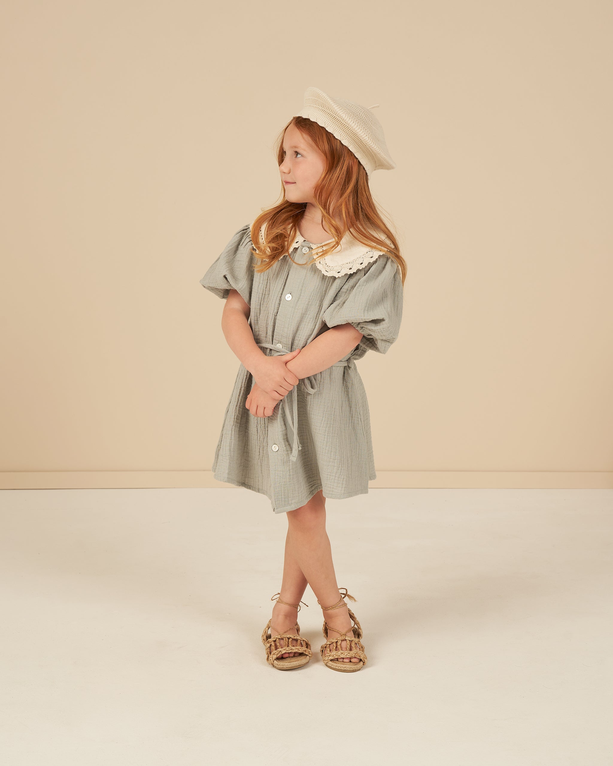 Olive Dress || Seafoam - Rylee + Cru | Kids Clothes | Trendy Baby Clothes | Modern Infant Outfits |
