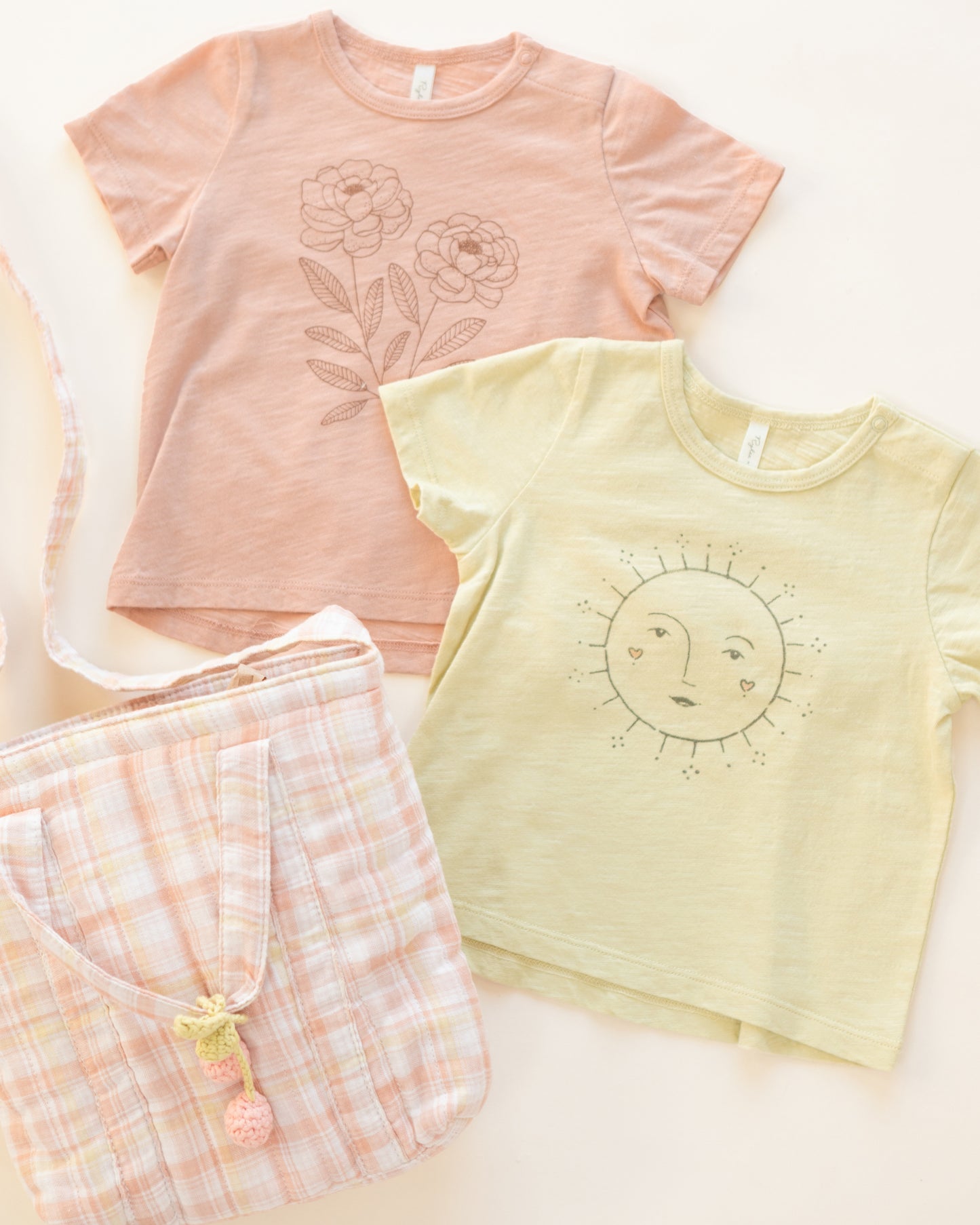 Basic Tee Peony - Rylee + Cru | Kids Clothes | Trendy Baby Clothes | Modern Infant Outfits |