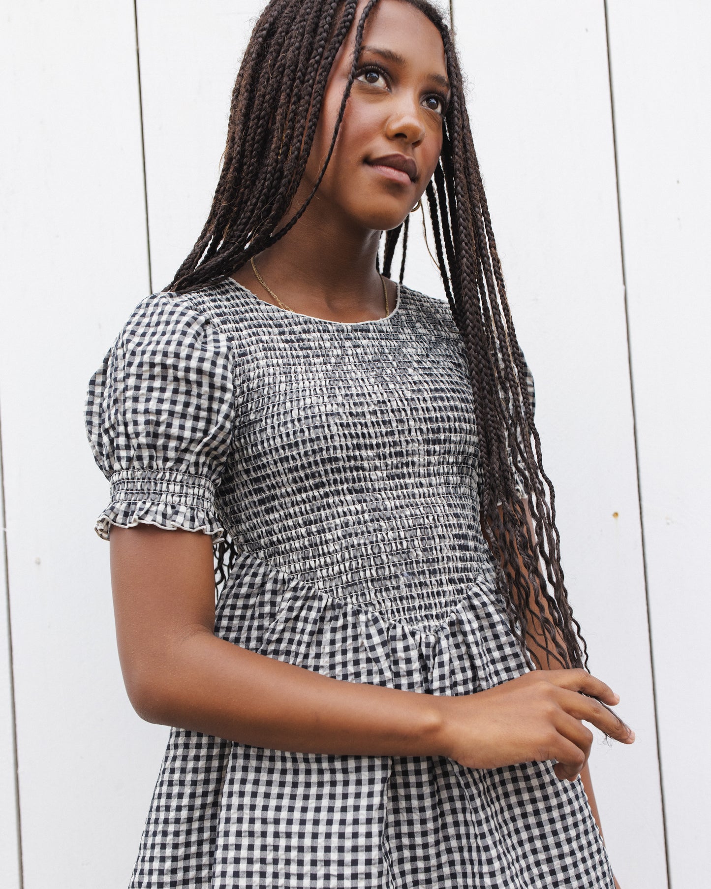 Teen Louise Dress Black Check - Rylee + Cru | Kids Clothes | Trendy Baby Clothes | Modern Infant Outfits |