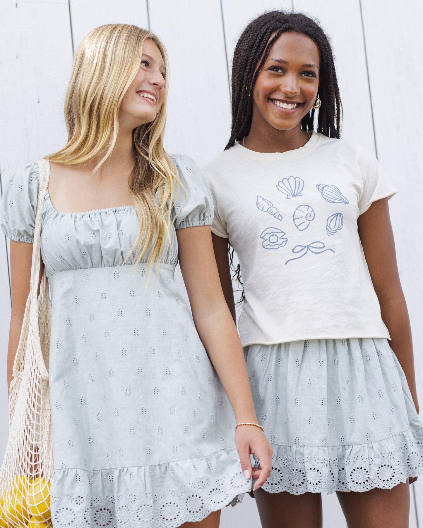 Teen Vintage Tee Seashells