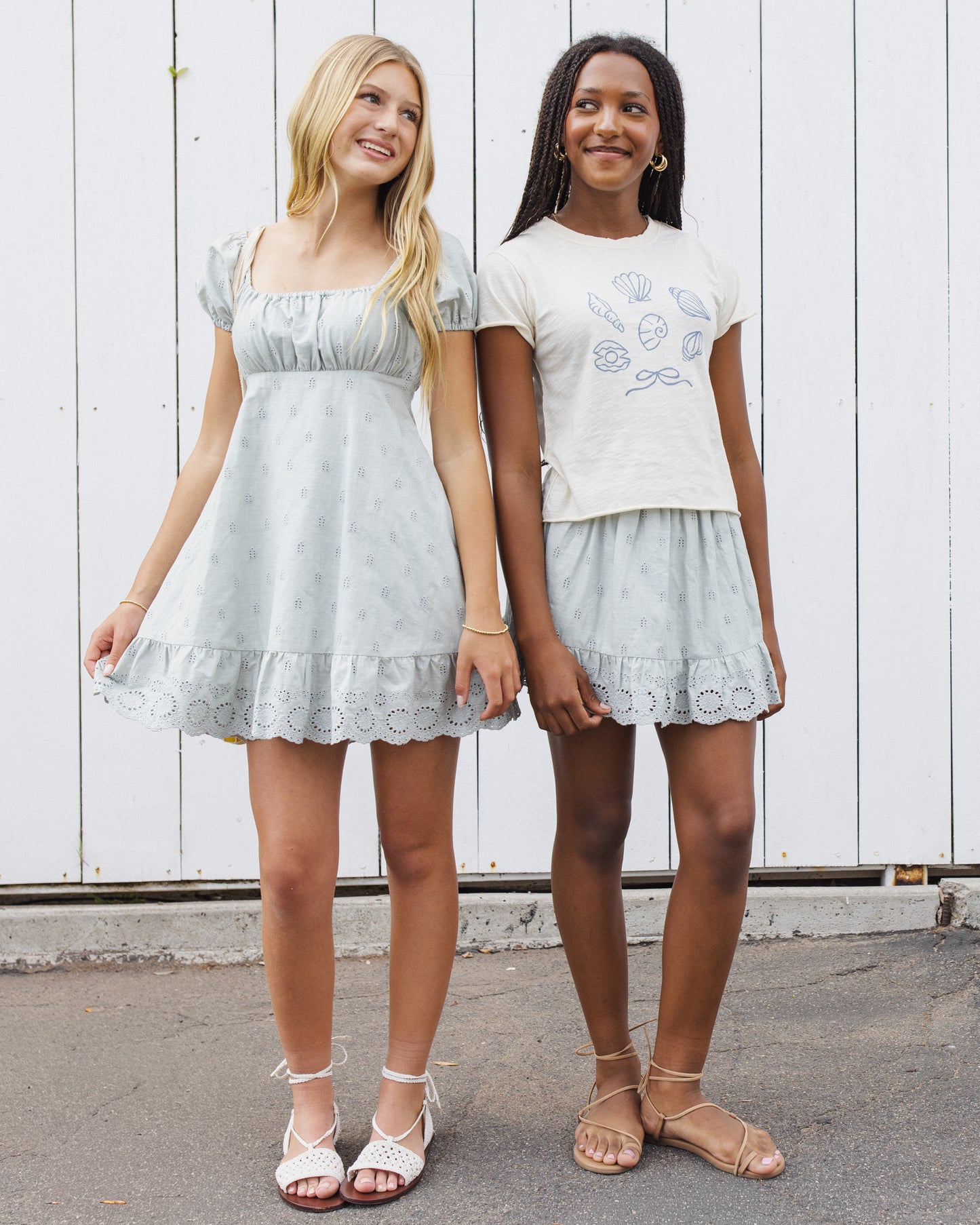 Teen Vintage Tee Seashells