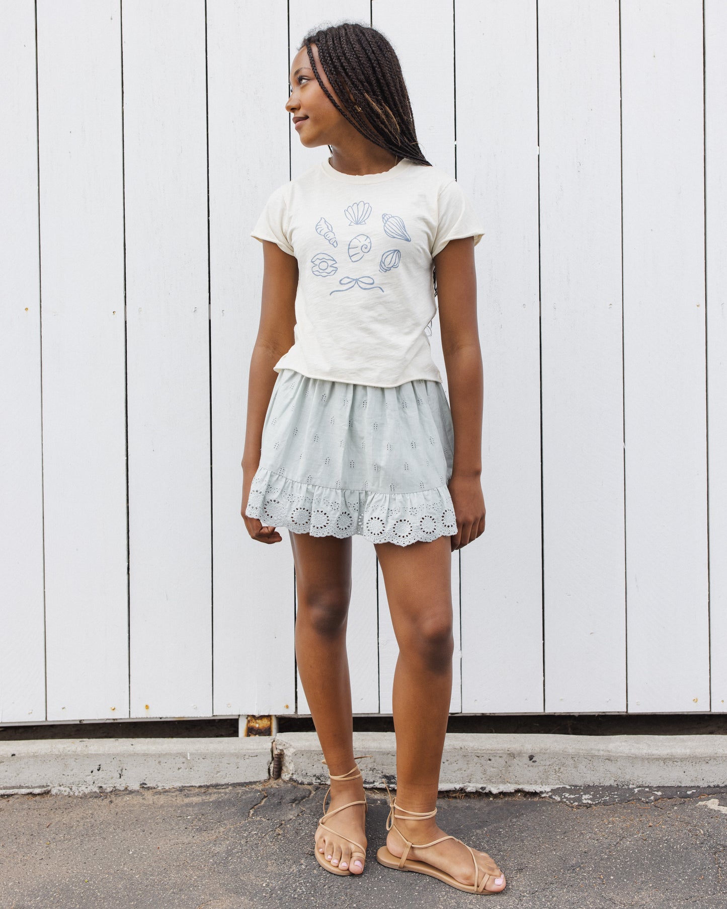 Teen Jess Mini Skirt Seafoam