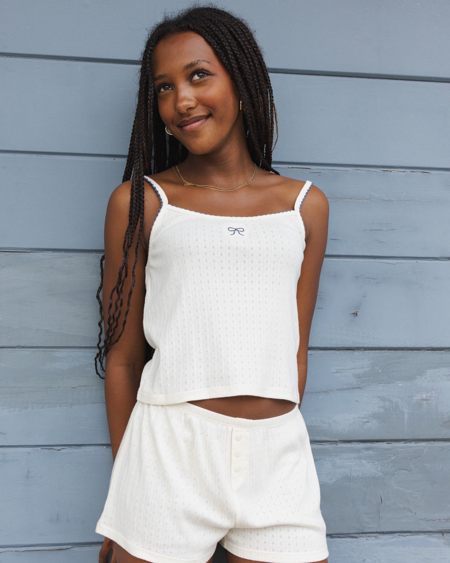 Ensemble de salon Teen Pointelle ivoire