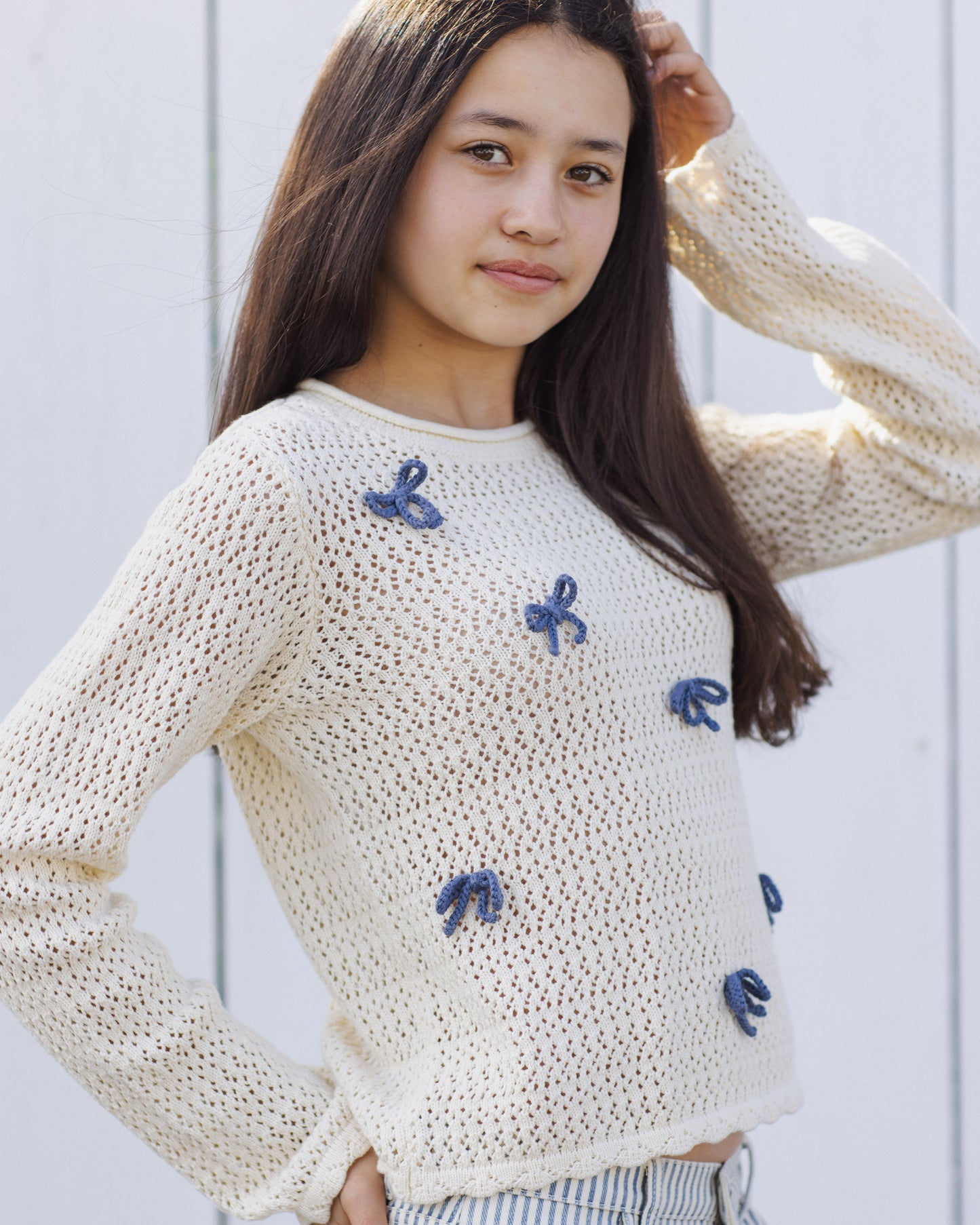 Noeuds de pull en tricot au crochet pour adolescents