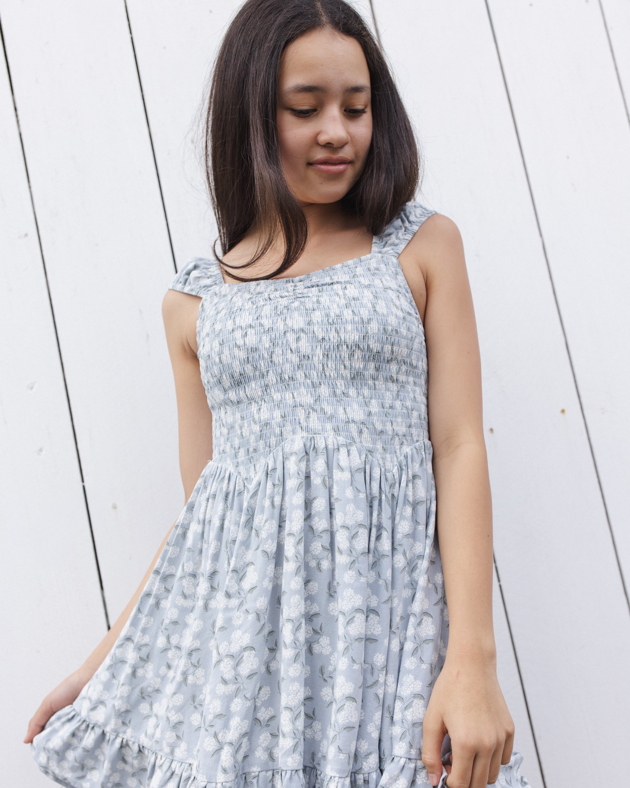 Teen Kalina Dress Hydrangea - Rylee + Cru | Kids Clothes | Trendy Baby Clothes | Modern Infant Outfits |