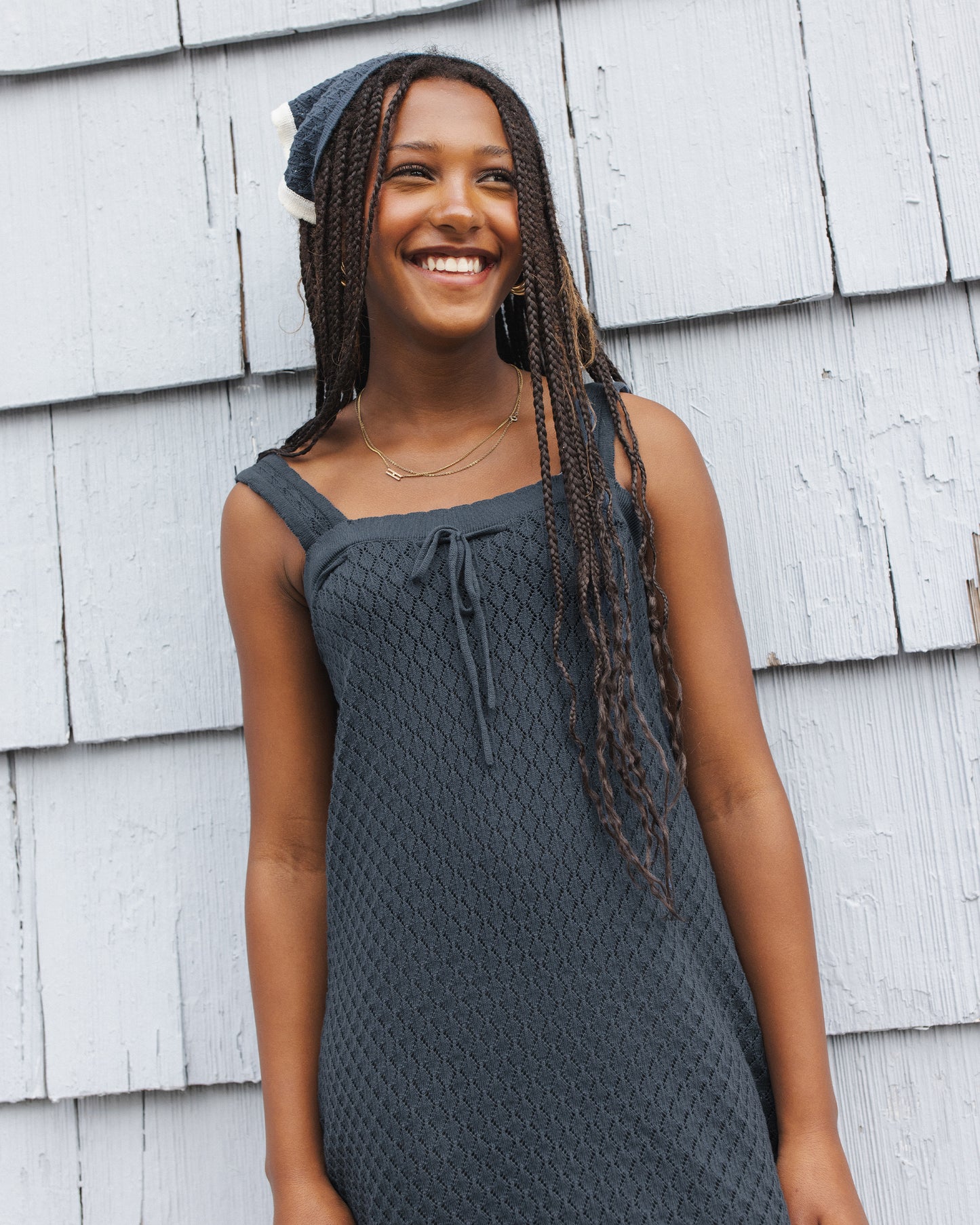 Teen Crochet Mini Dress Navy - Rylee + Cru | Kids Clothes | Trendy Baby Clothes | Modern Infant Outfits |