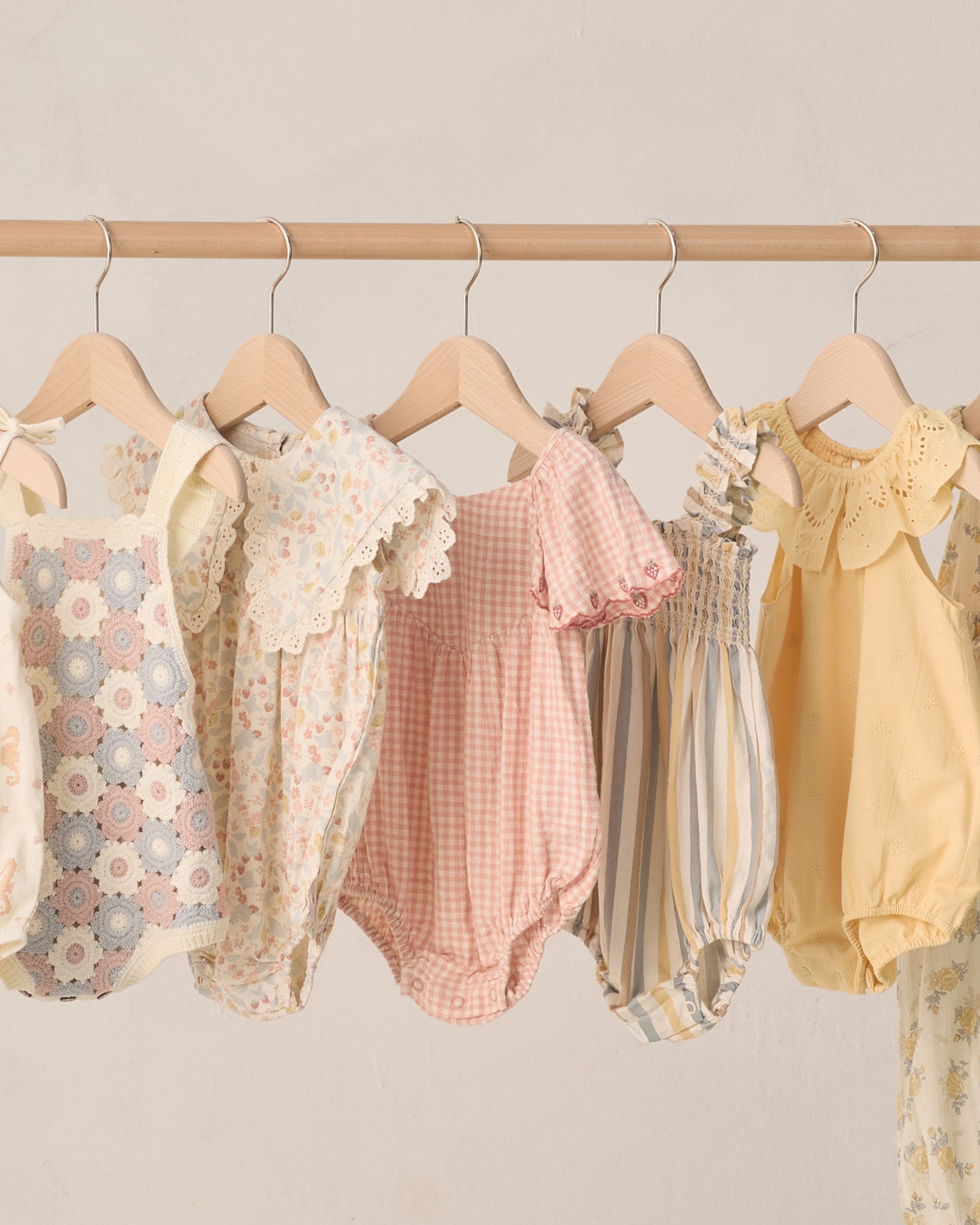 Julia Romper Valencia Stripe - Rylee + Cru | Kids Clothes | Trendy Baby Clothes | Modern Infant Outfits |