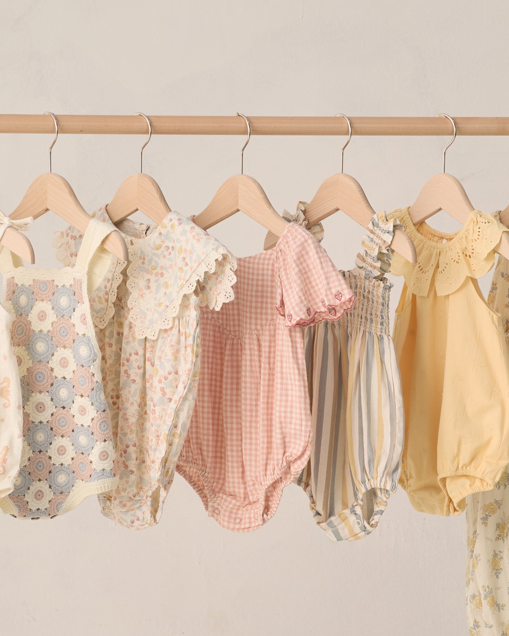 Myla Romper Lemon - Rylee + Cru | Kids Clothes | Trendy Baby Clothes | Modern Infant Outfits |