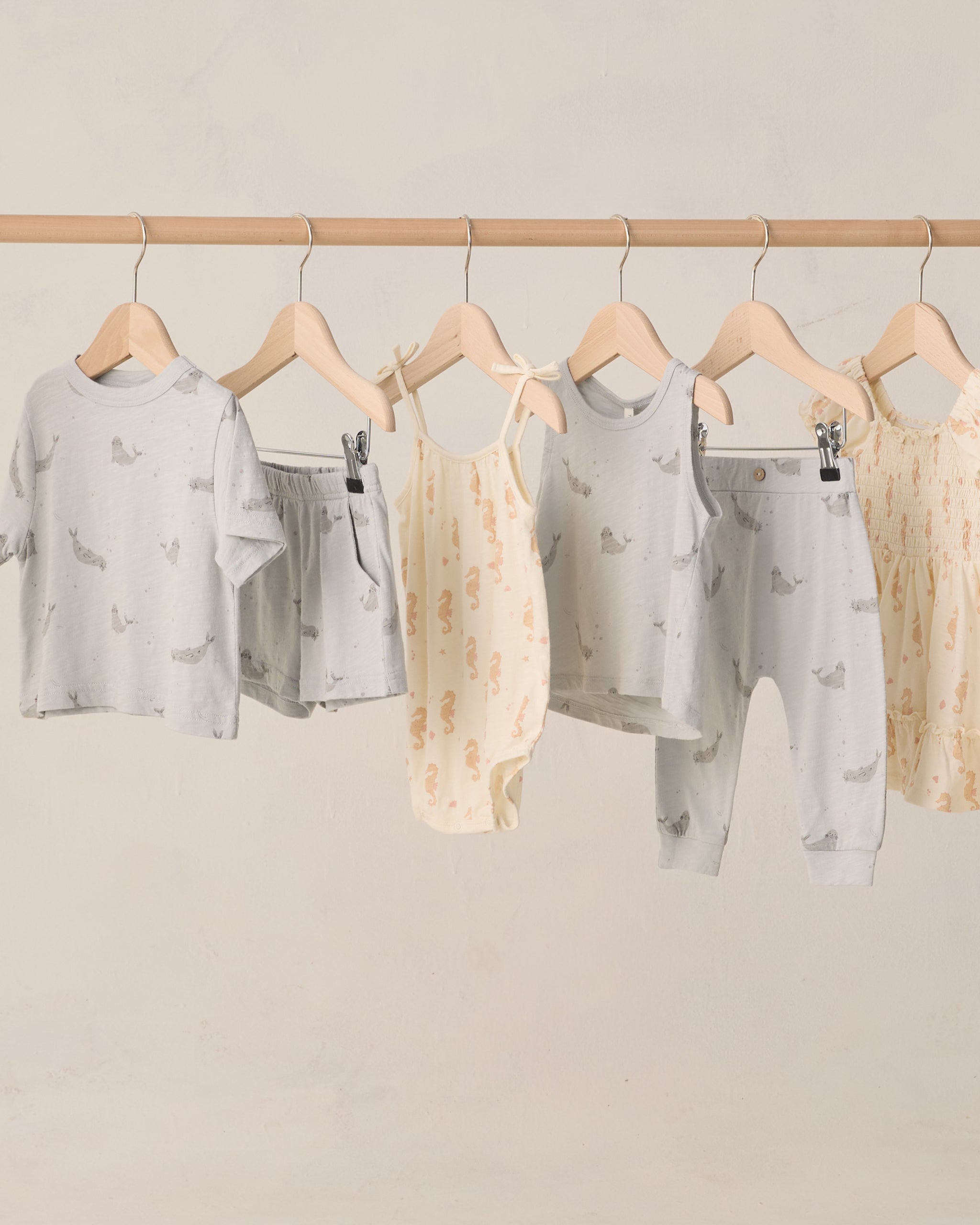 Nala Romper Seahorses – Rylee + Cru