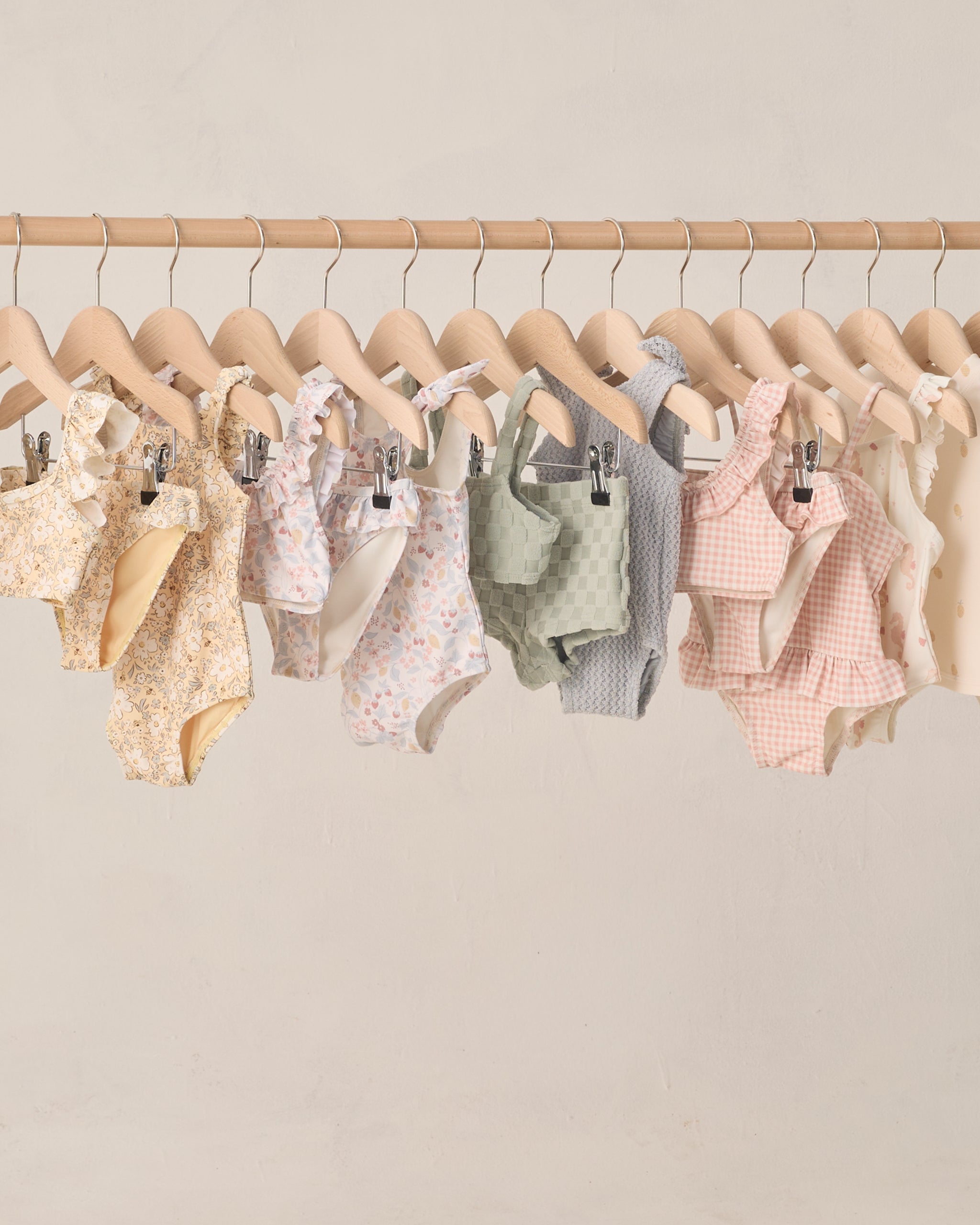 Dylan Bikini Sage Check - Rylee + Cru | Kids Clothes | Trendy Baby Clothes | Modern Infant Outfits |