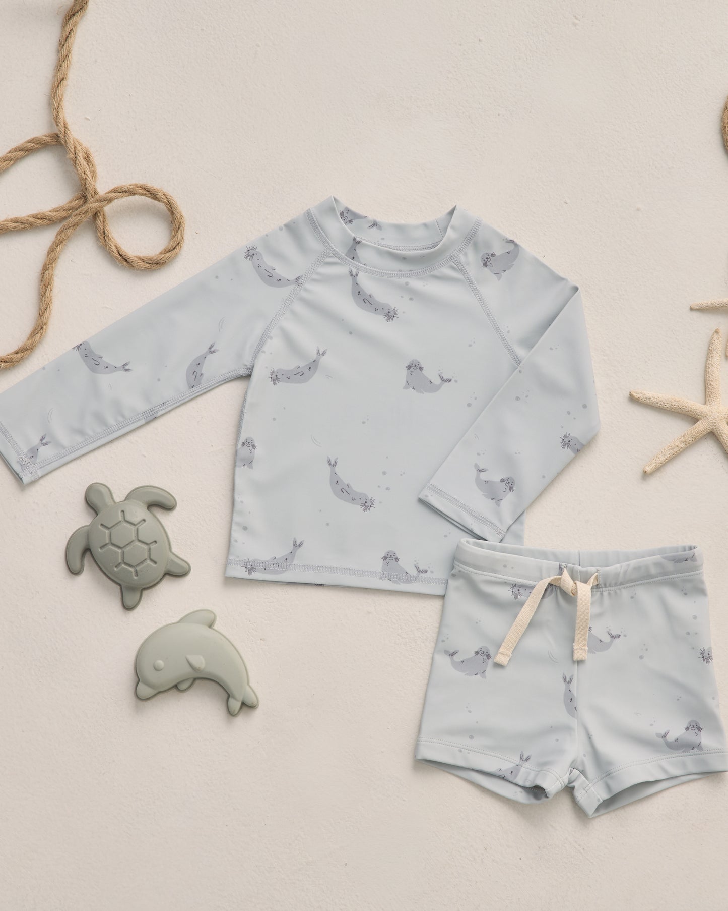 Boys Rashguard Set Seals - Rylee + Cru | Kids Clothes | Trendy Baby Clothes | Modern Infant Outfits |