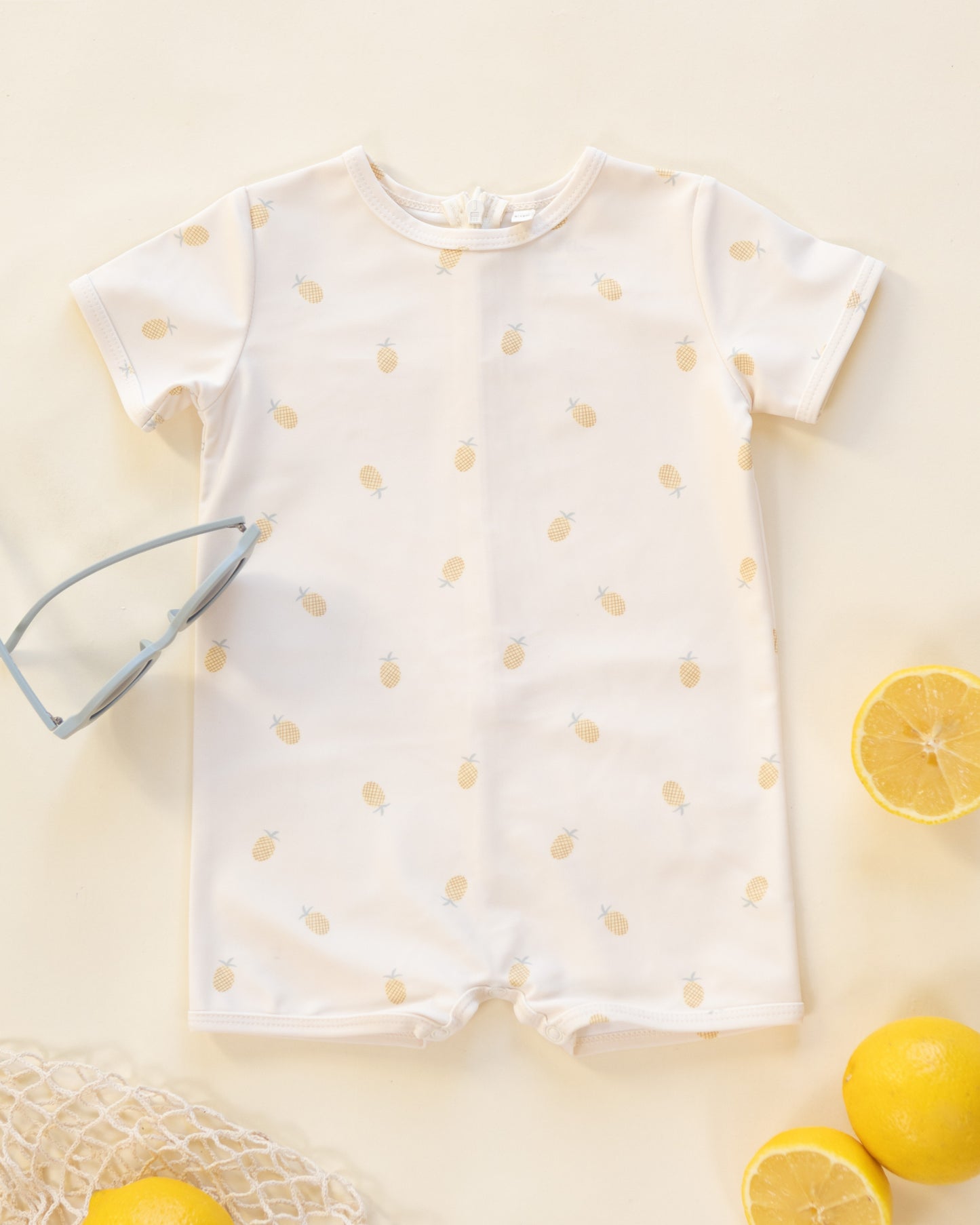 Shorty One-Piece Pineapple - Rylee + Cru | Kids Clothes | Trendy Baby Clothes | Modern Infant Outfits |
