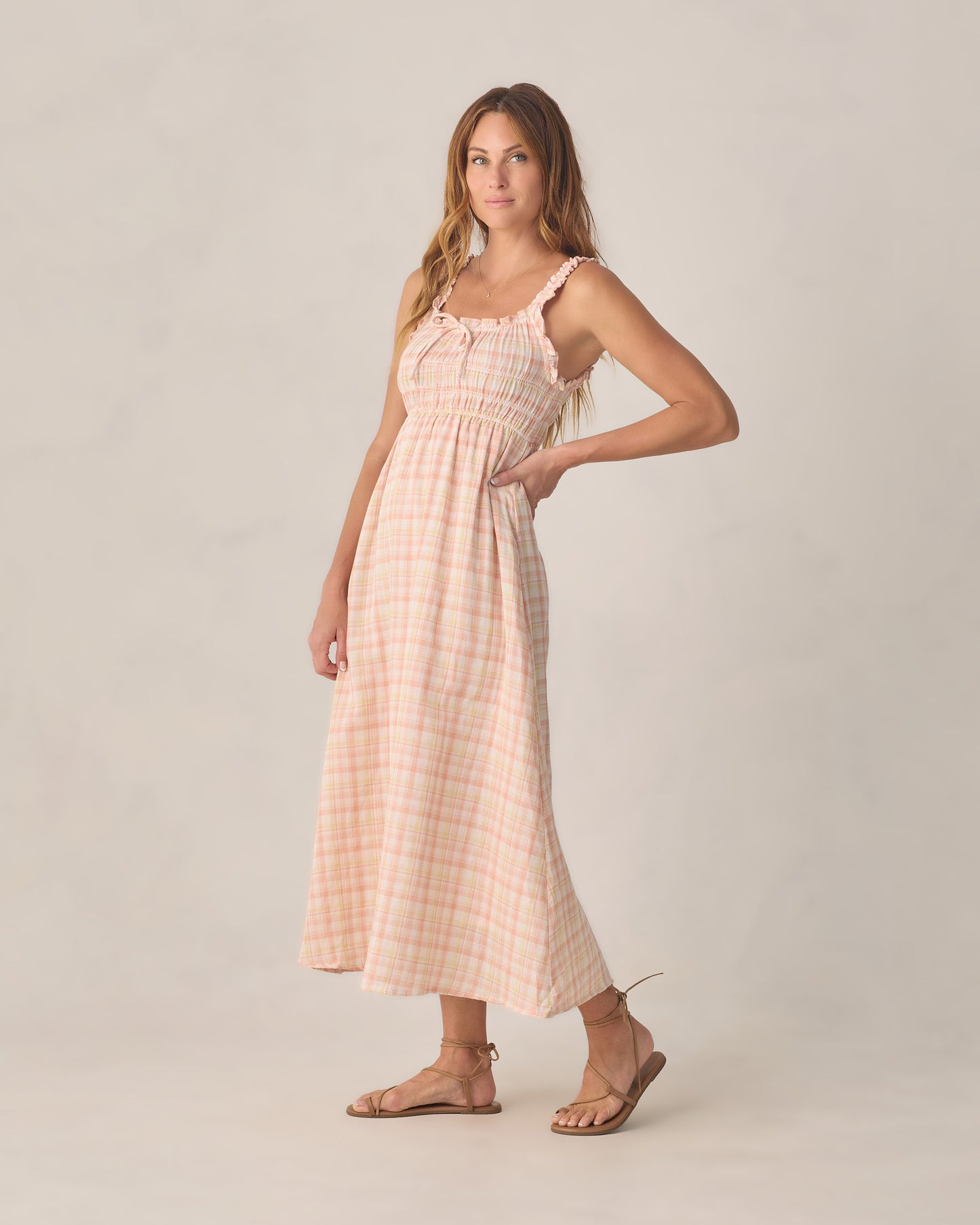 Women's Jane Dress Summer Plaid - Rylee + Cru | Kids Clothes | Trendy Baby Clothes | Modern Infant Outfits |