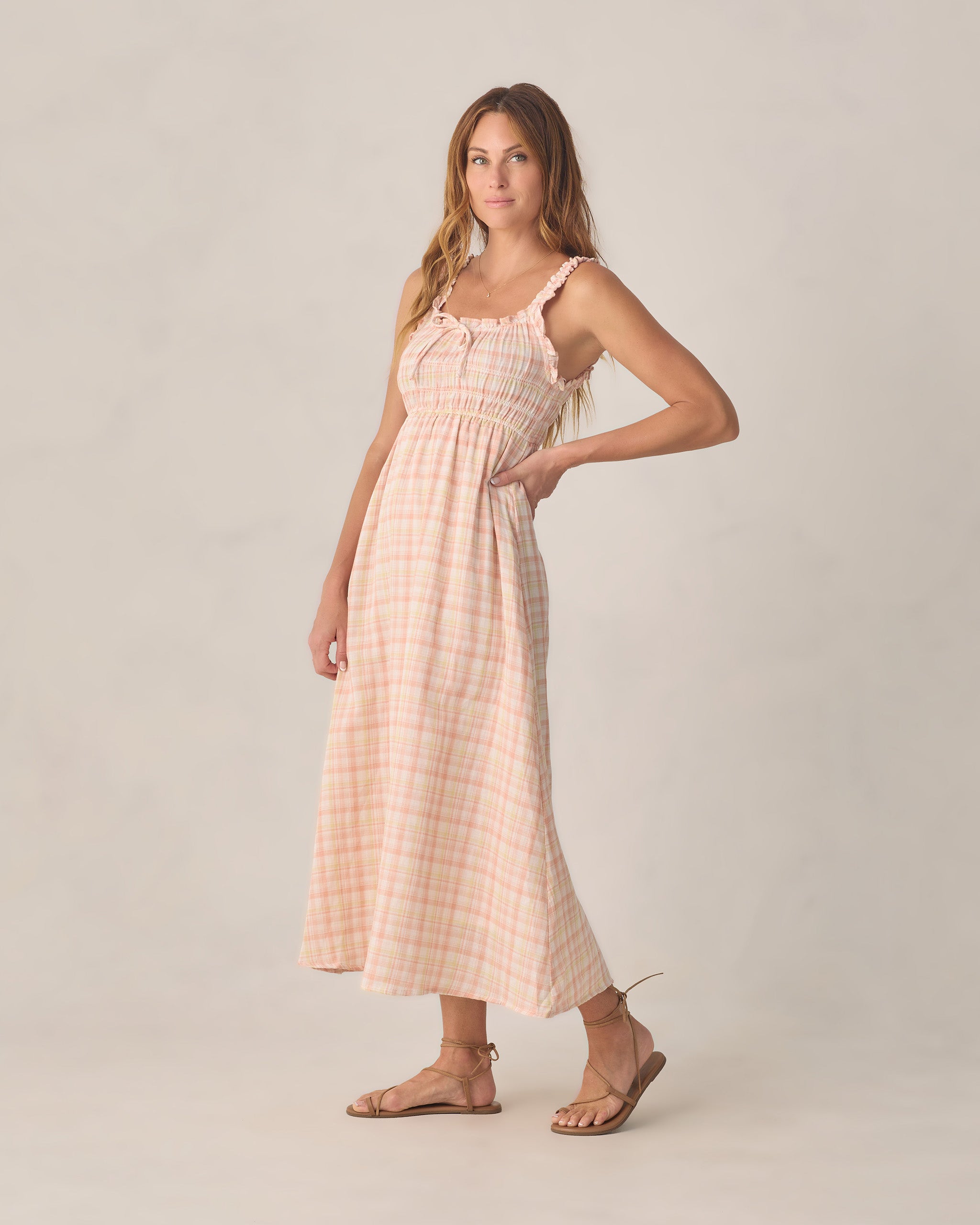 Women's Jane Dress Summer Plaid - Rylee + Cru | Kids Clothes | Trendy Baby Clothes | Modern Infant Outfits |