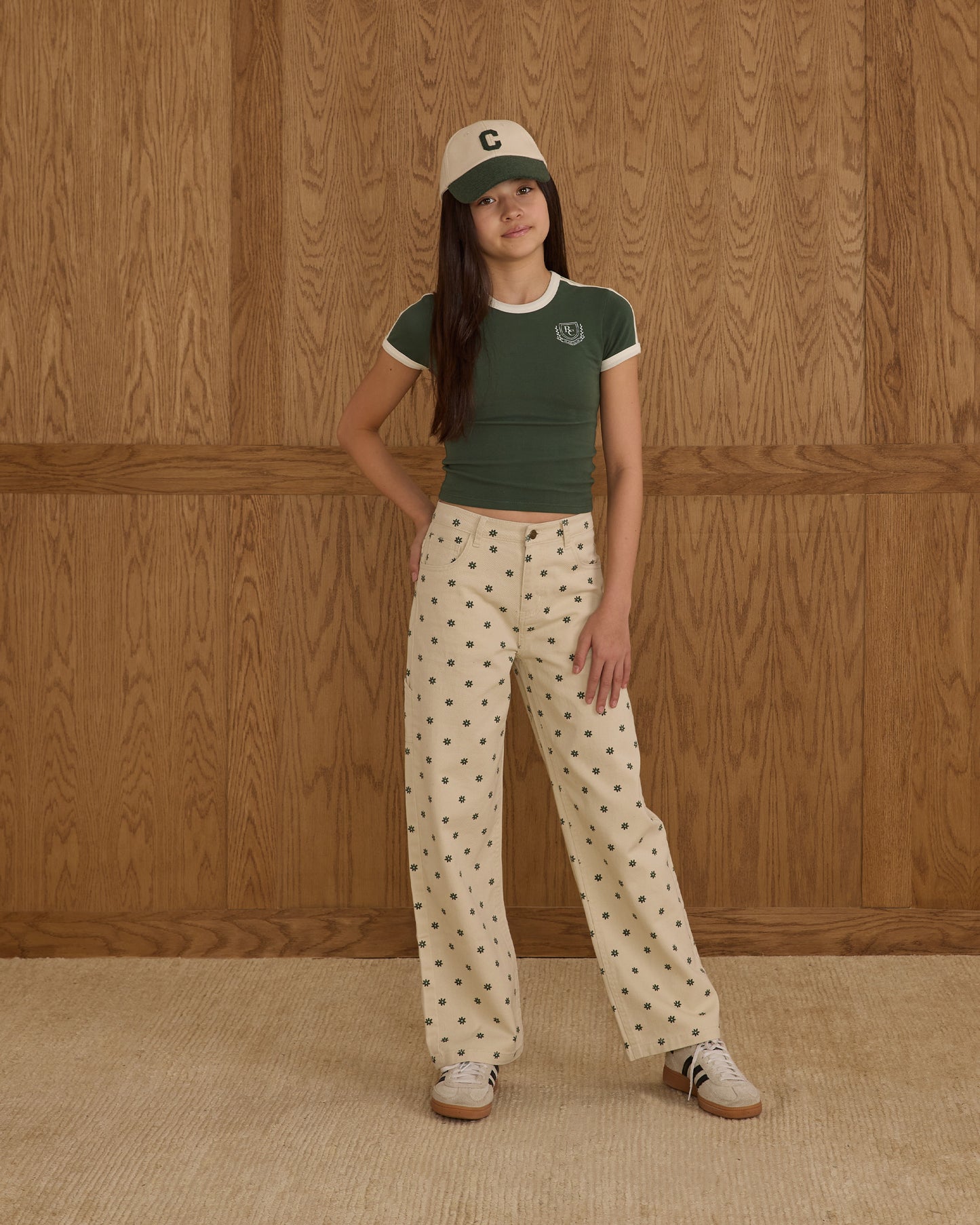 Baggy Wide Leg Denim || Mini Daisy - Rylee + Cru | Kids Clothes | Trendy Baby Clothes | Modern Infant Outfits |