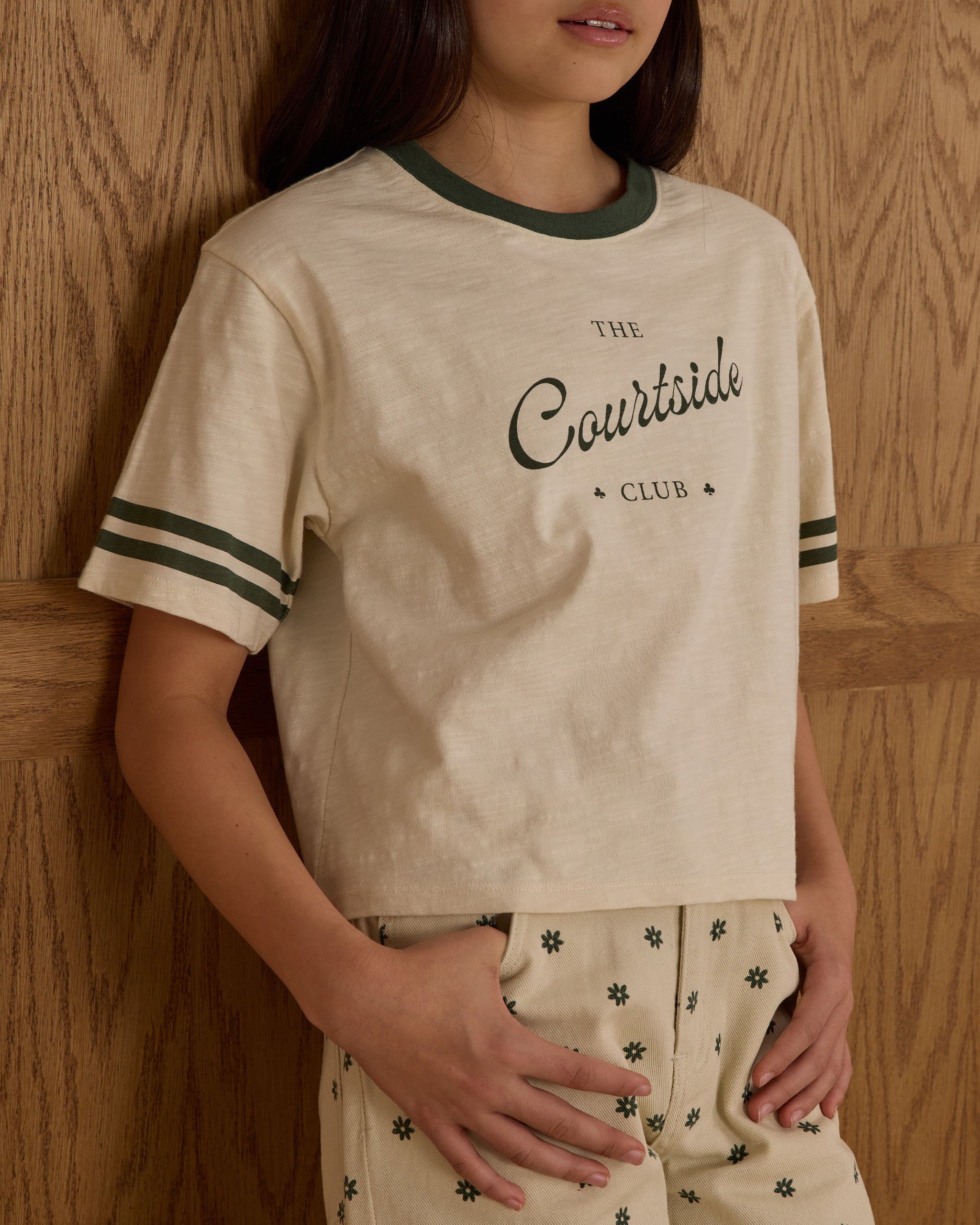 Varsity Tee || Courtside Club - Rylee + Cru | Kids Clothes | Trendy Baby Clothes | Modern Infant Outfits |