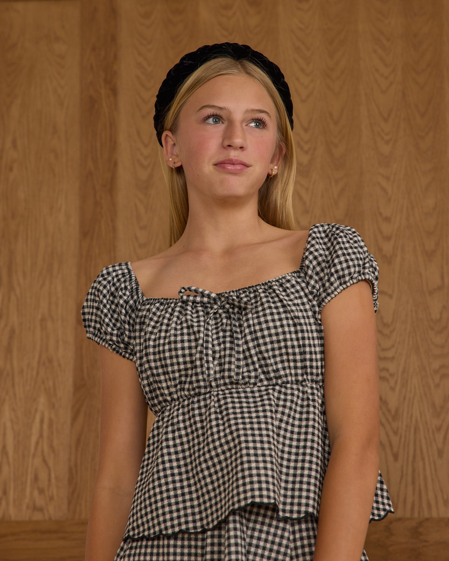 Rylan Top || Black Gingham - Rylee + Cru | Kids Clothes | Trendy Baby Clothes | Modern Infant Outfits |