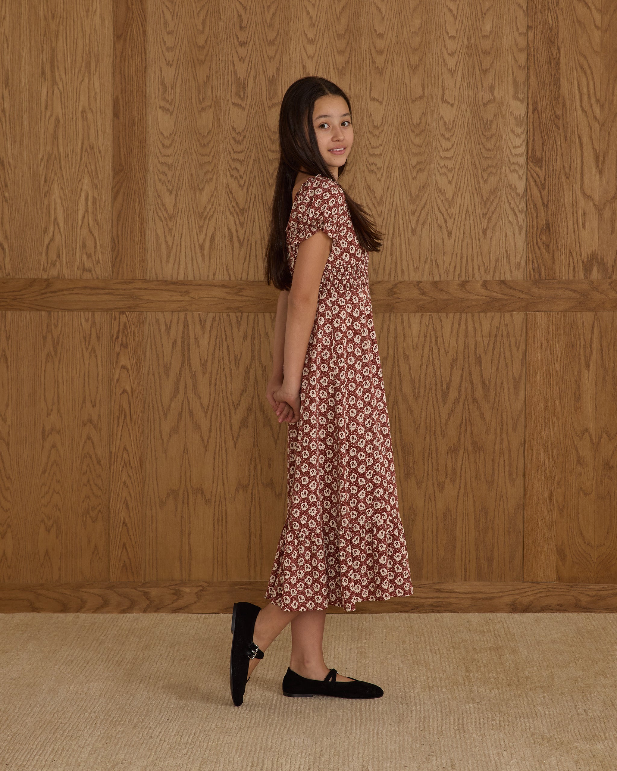 Lana Dress || Ruby Fleur - Rylee + Cru | Kids Clothes | Trendy Baby Clothes | Modern Infant Outfits |