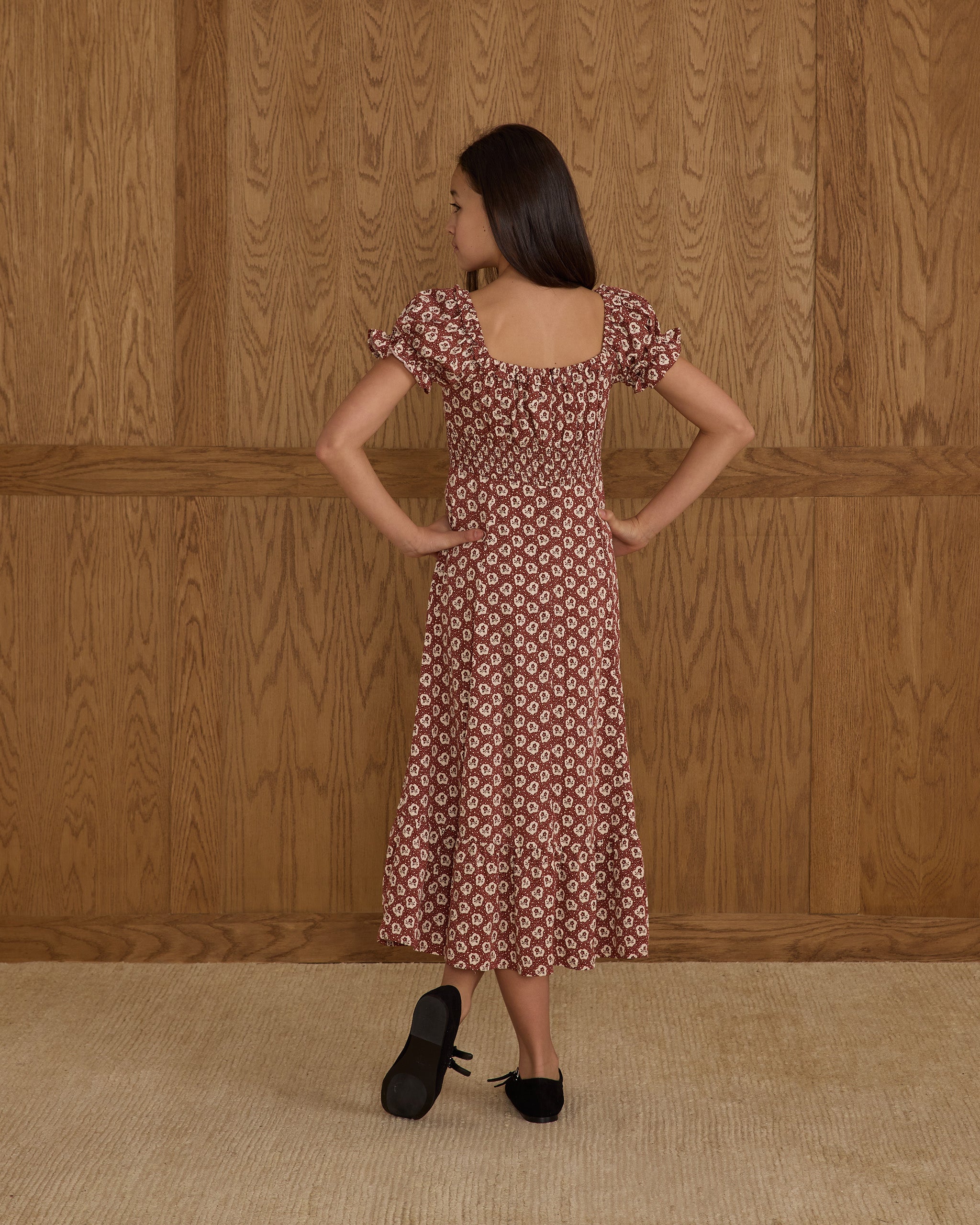 Lana Dress || Ruby Fleur - Rylee + Cru | Kids Clothes | Trendy Baby Clothes | Modern Infant Outfits |