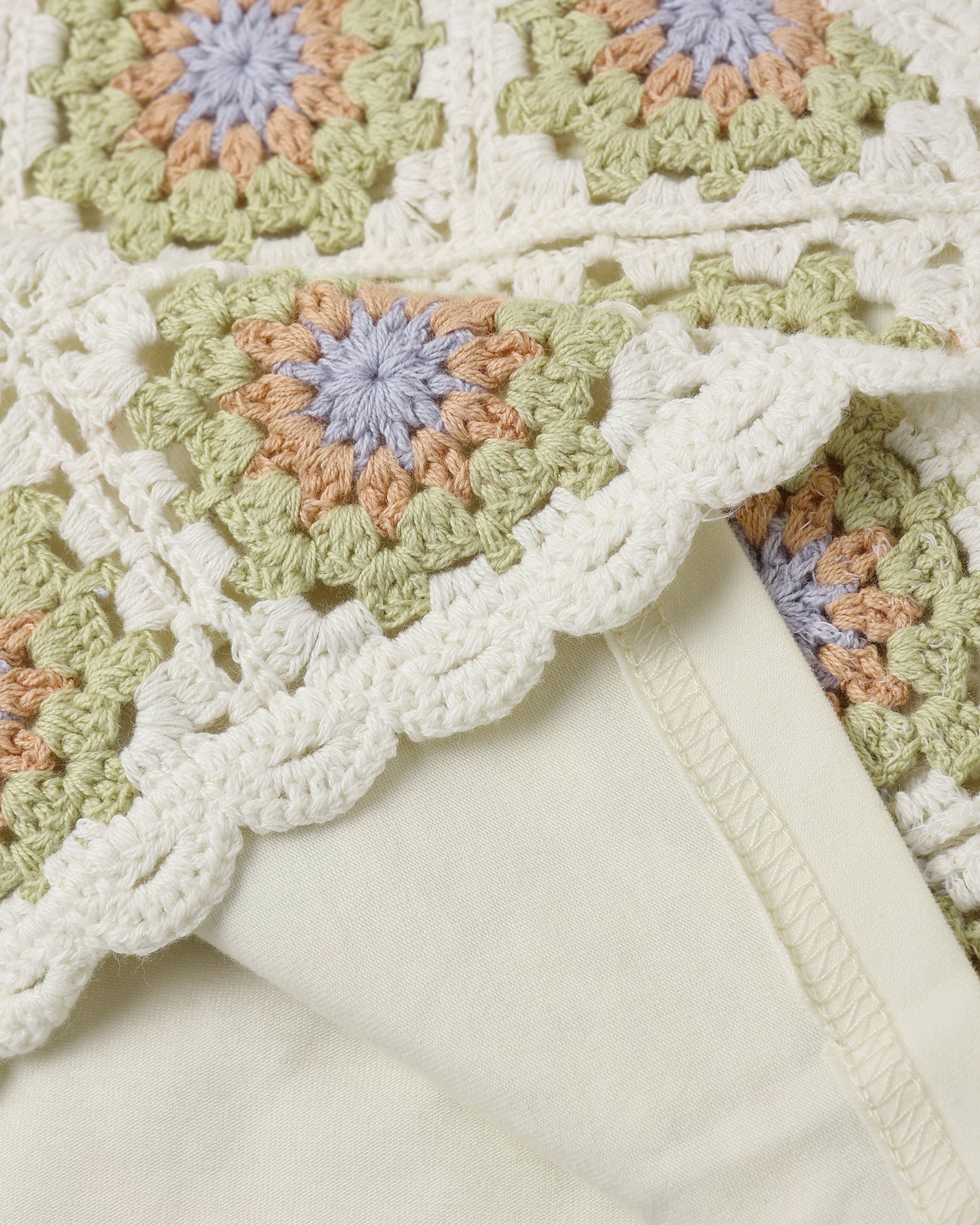 Teen Crochet Tank Set Citron Daisy Check - Rylee + Cru | Kids Clothes | Trendy Baby Clothes | Modern Infant Outfits |