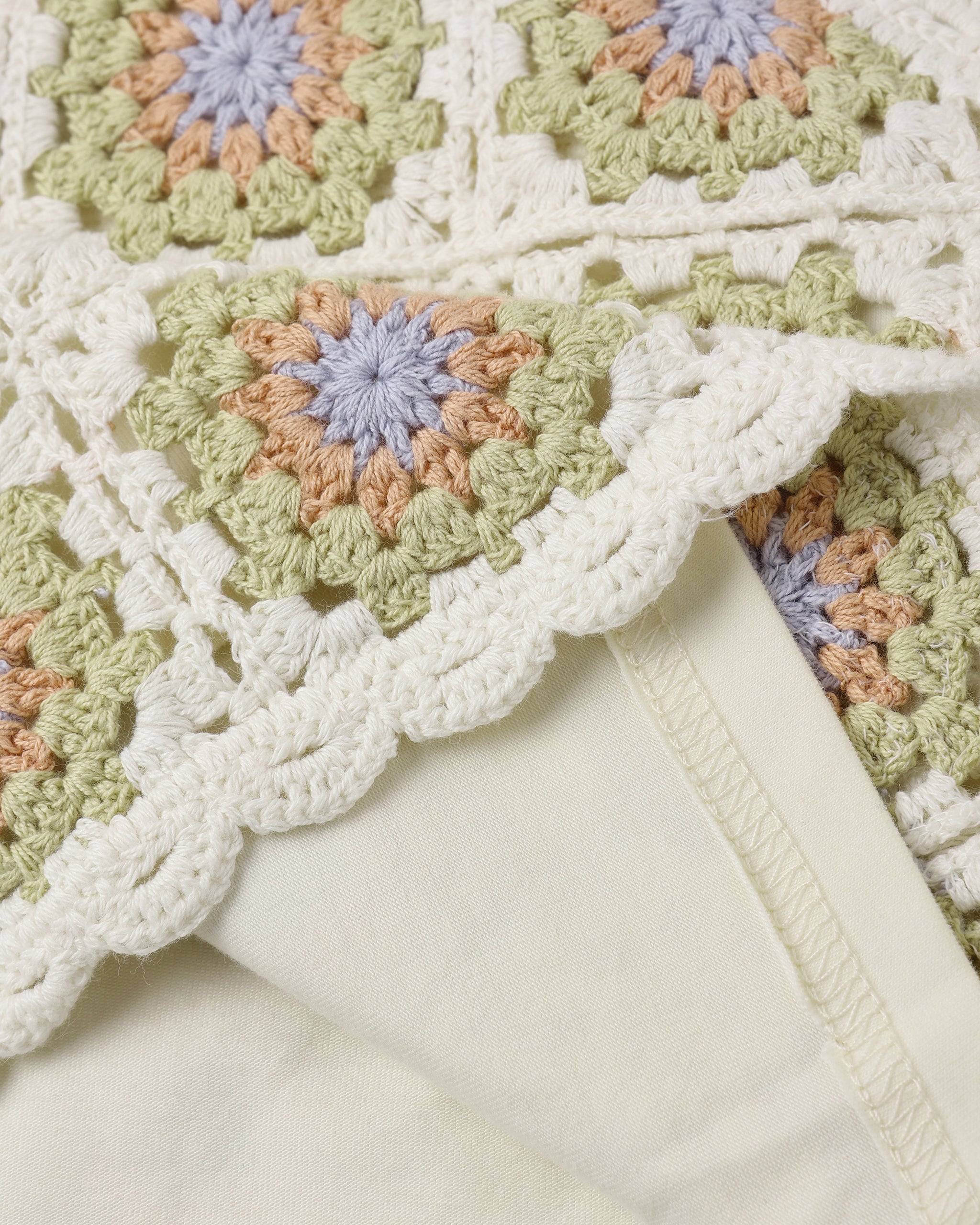 Teen Crochet Tank Set Citron Daisy Check - Rylee + Cru | Kids Clothes | Trendy Baby Clothes | Modern Infant Outfits |