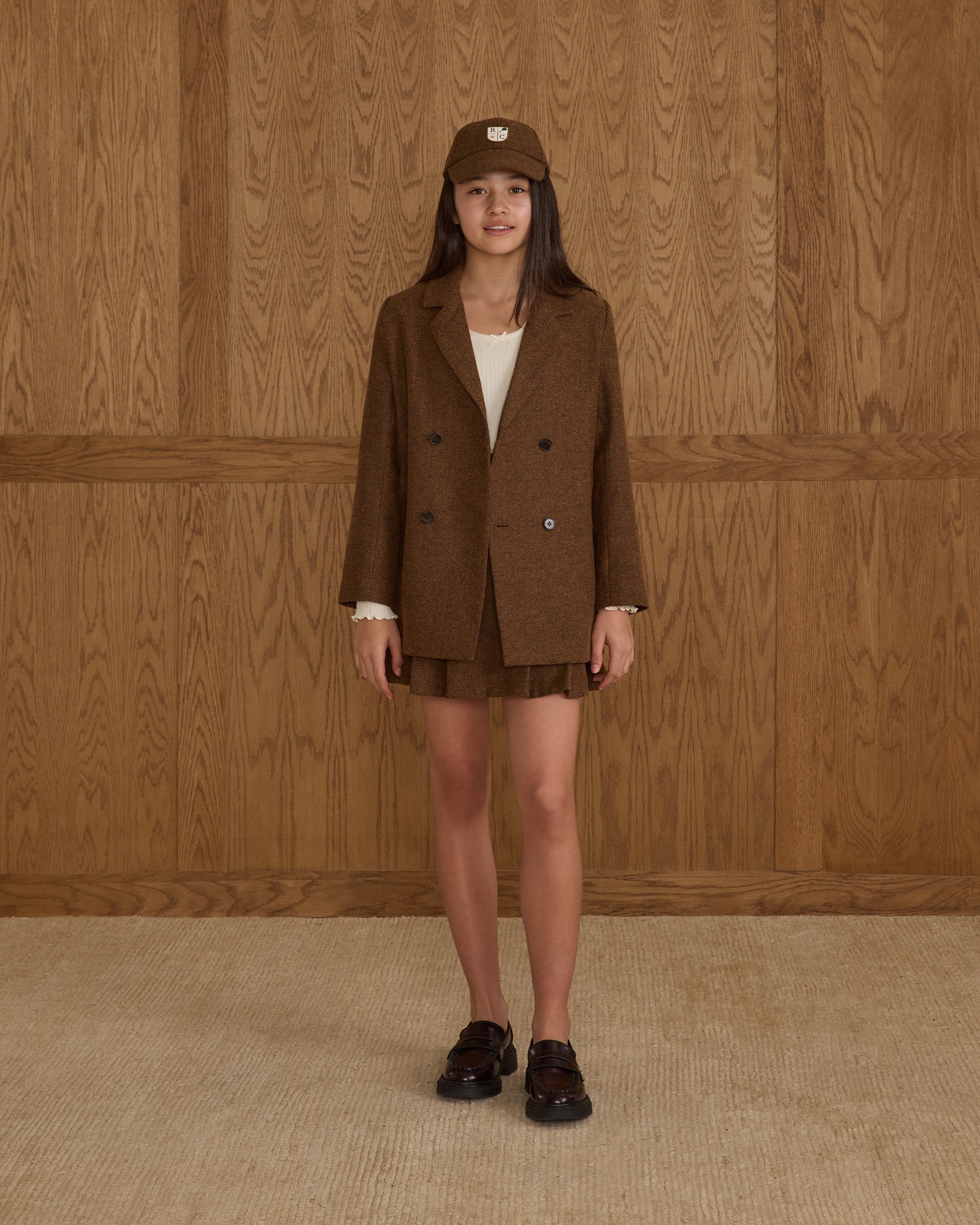 Double Breasted Blazer || Rustic Plaid - Rylee + Cru | Kids Clothes | Trendy Baby Clothes | Modern Infant Outfits |