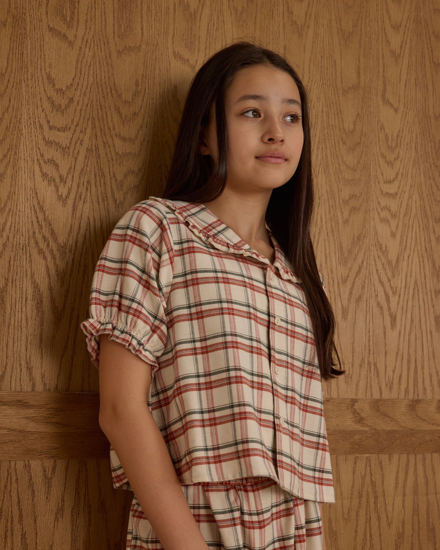 Ruffle Pajamas || Holiday Flannel - Rylee + Cru | Kids Clothes | Trendy Baby Clothes | Modern Infant Outfits |