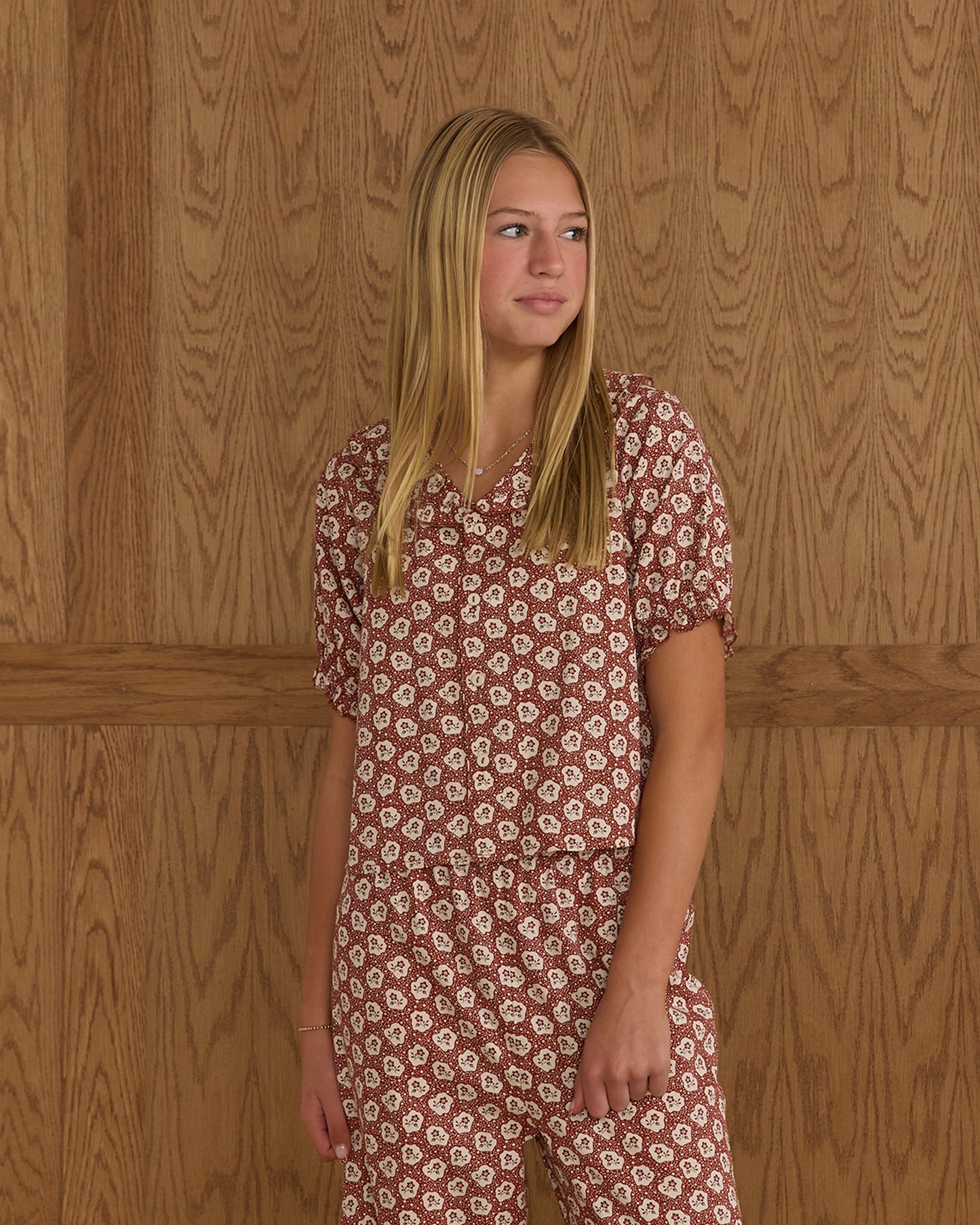 Ruffle Pajamas || Ruby Fleur - Rylee + Cru | Kids Clothes | Trendy Baby Clothes | Modern Infant Outfits |