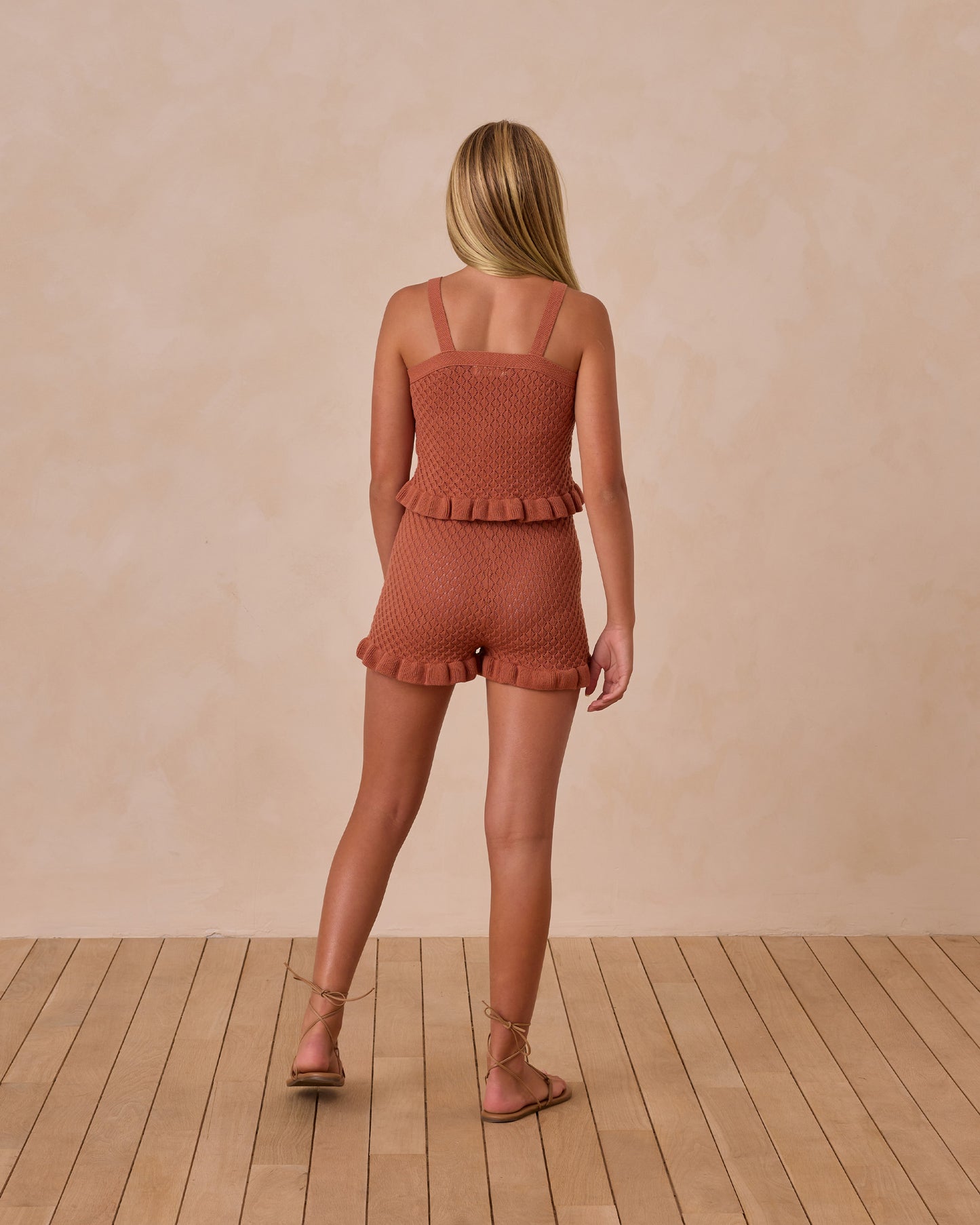 Crochet Tank Set | Poppy - Rylee + Cru | Kids Clothes | Trendy Baby Clothes | Modern Infant Outfits |