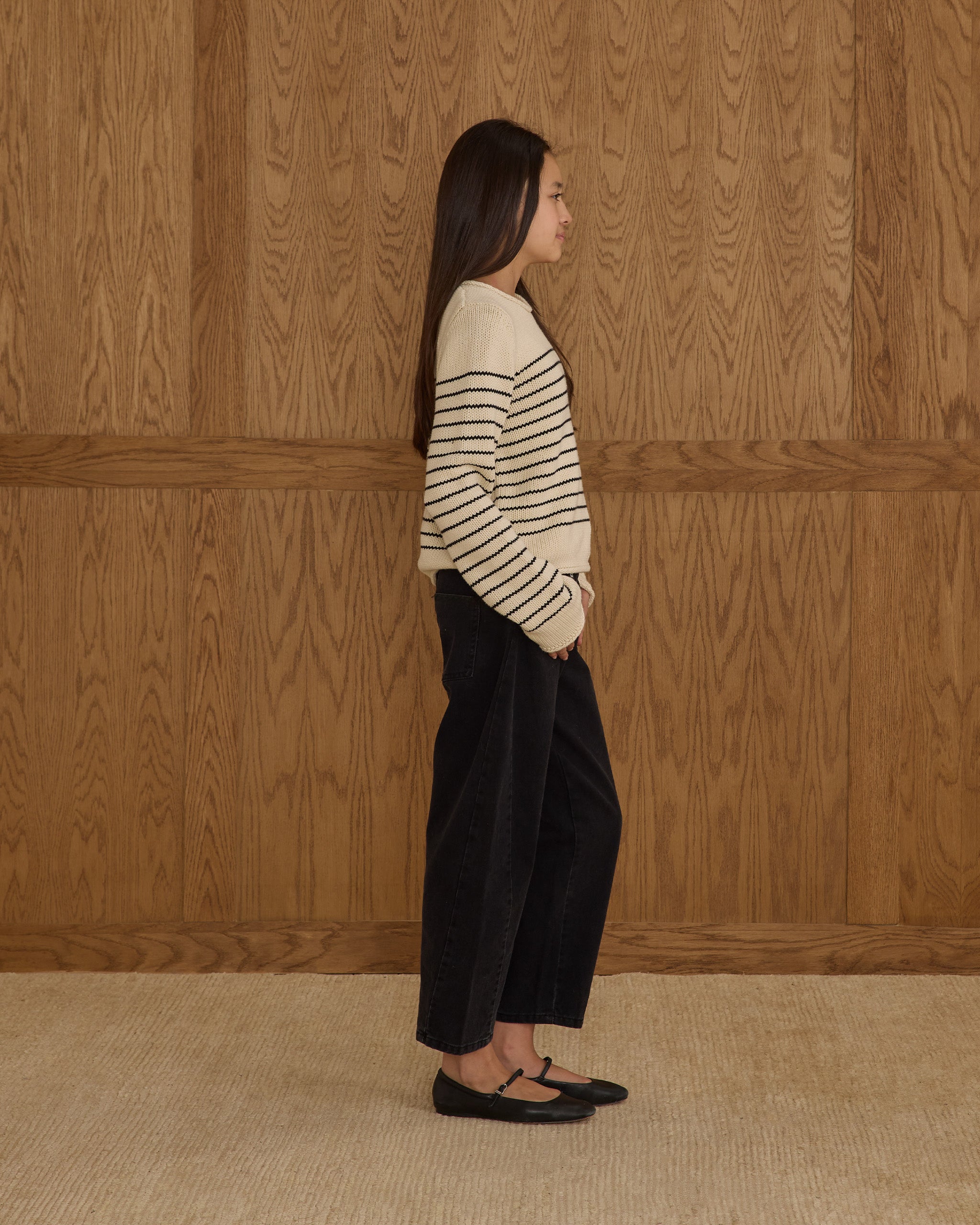 Barrel Pant || Washed Black - Rylee + Cru | Kids Clothes | Trendy Baby Clothes | Modern Infant Outfits |