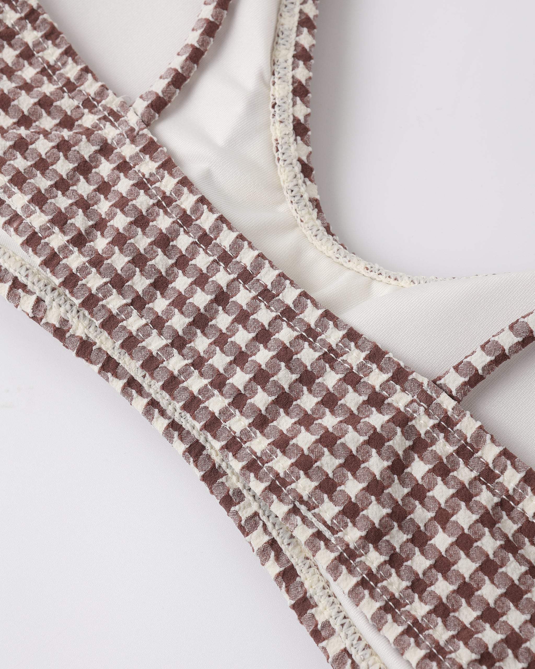 Teen Alba 比基尼套装 象牙色和巧克力色