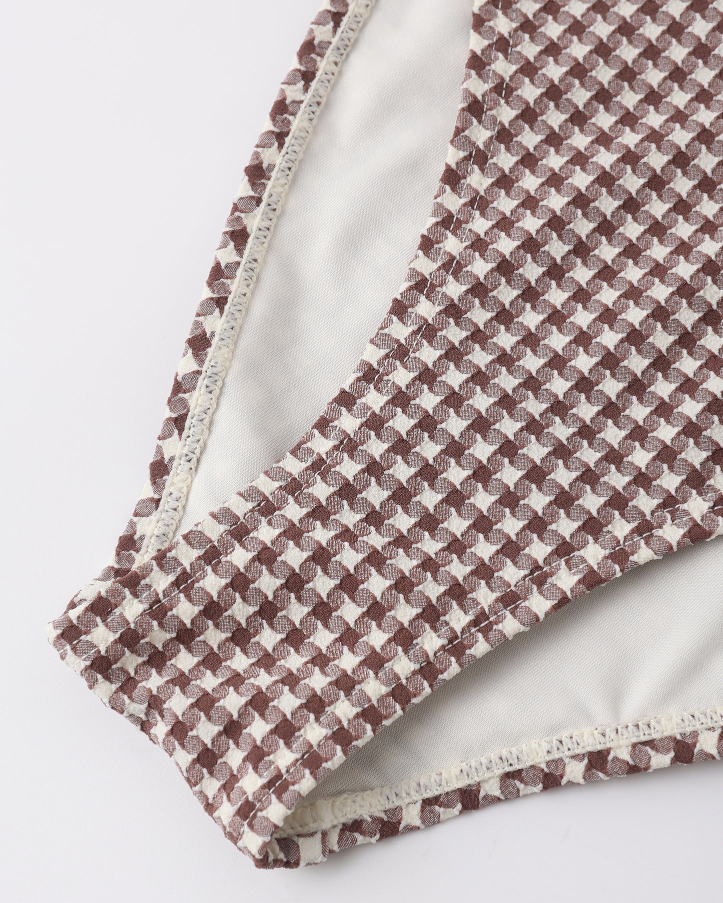 Teen Alba 比基尼套装 象牙色和巧克力色