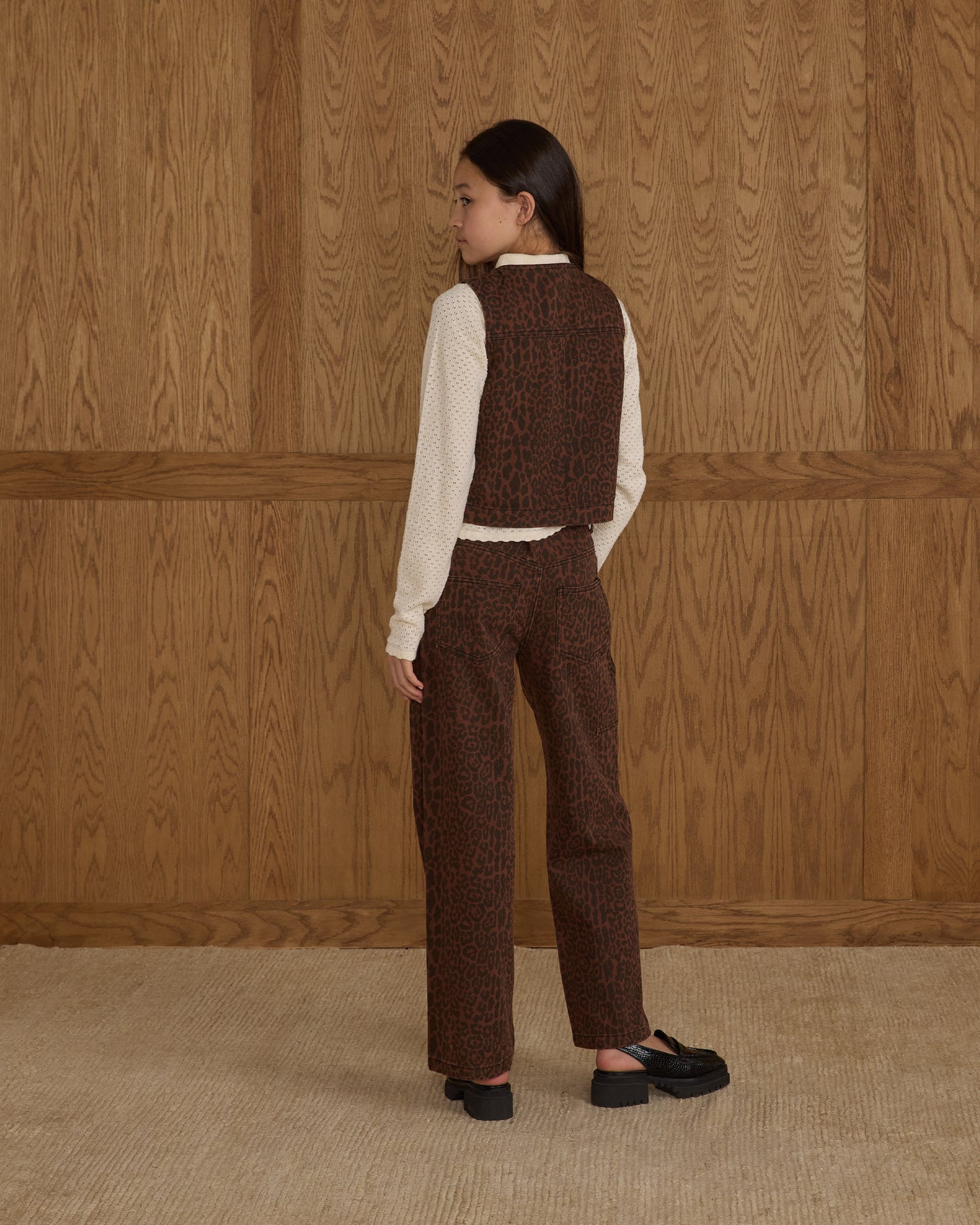 Utility Vest || Leopard - Rylee + Cru | Kids Clothes | Trendy Baby Clothes | Modern Infant Outfits |