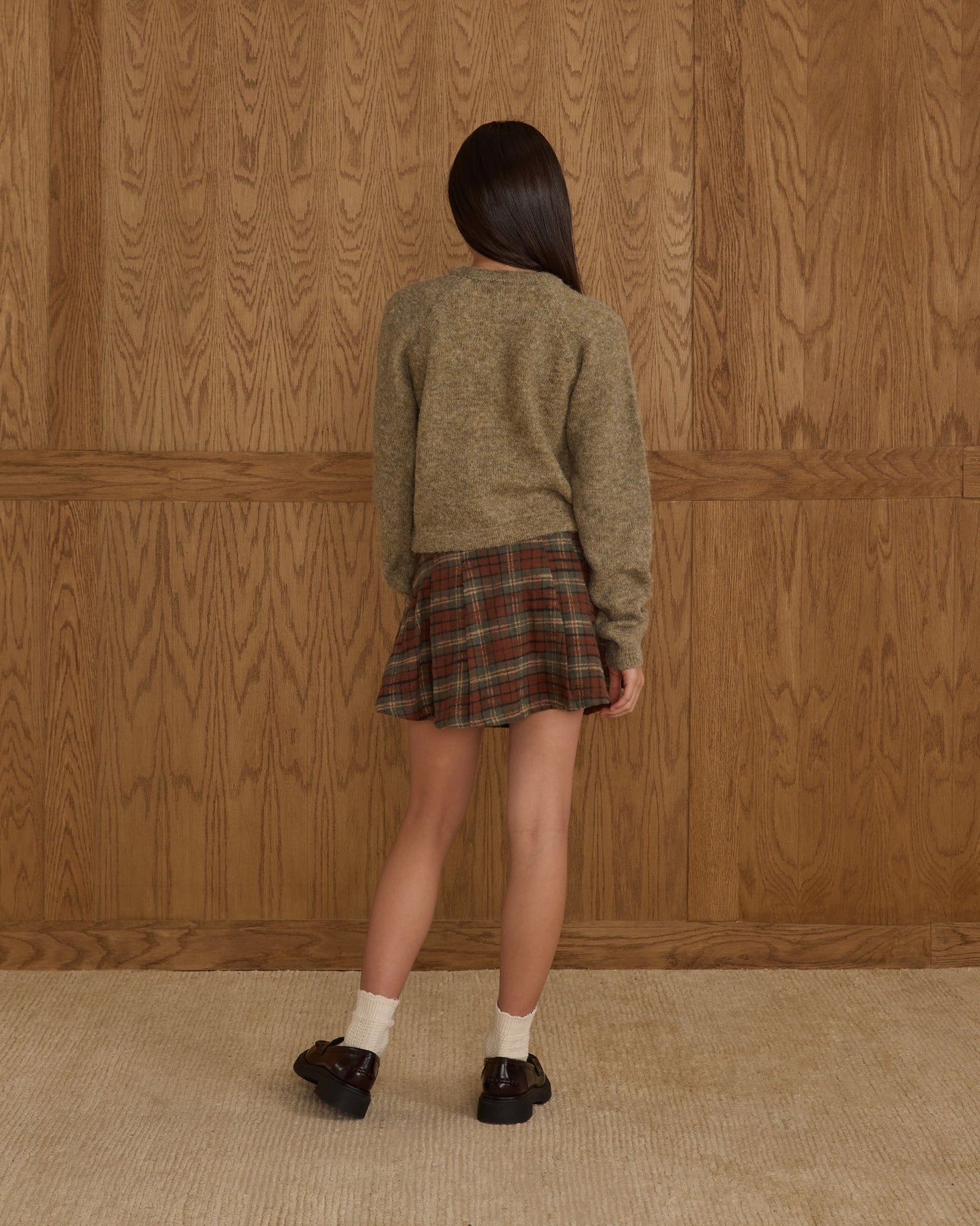 Fuzzy Cardigan || Evergreen - Rylee + Cru | Kids Clothes | Trendy Baby Clothes | Modern Infant Outfits |