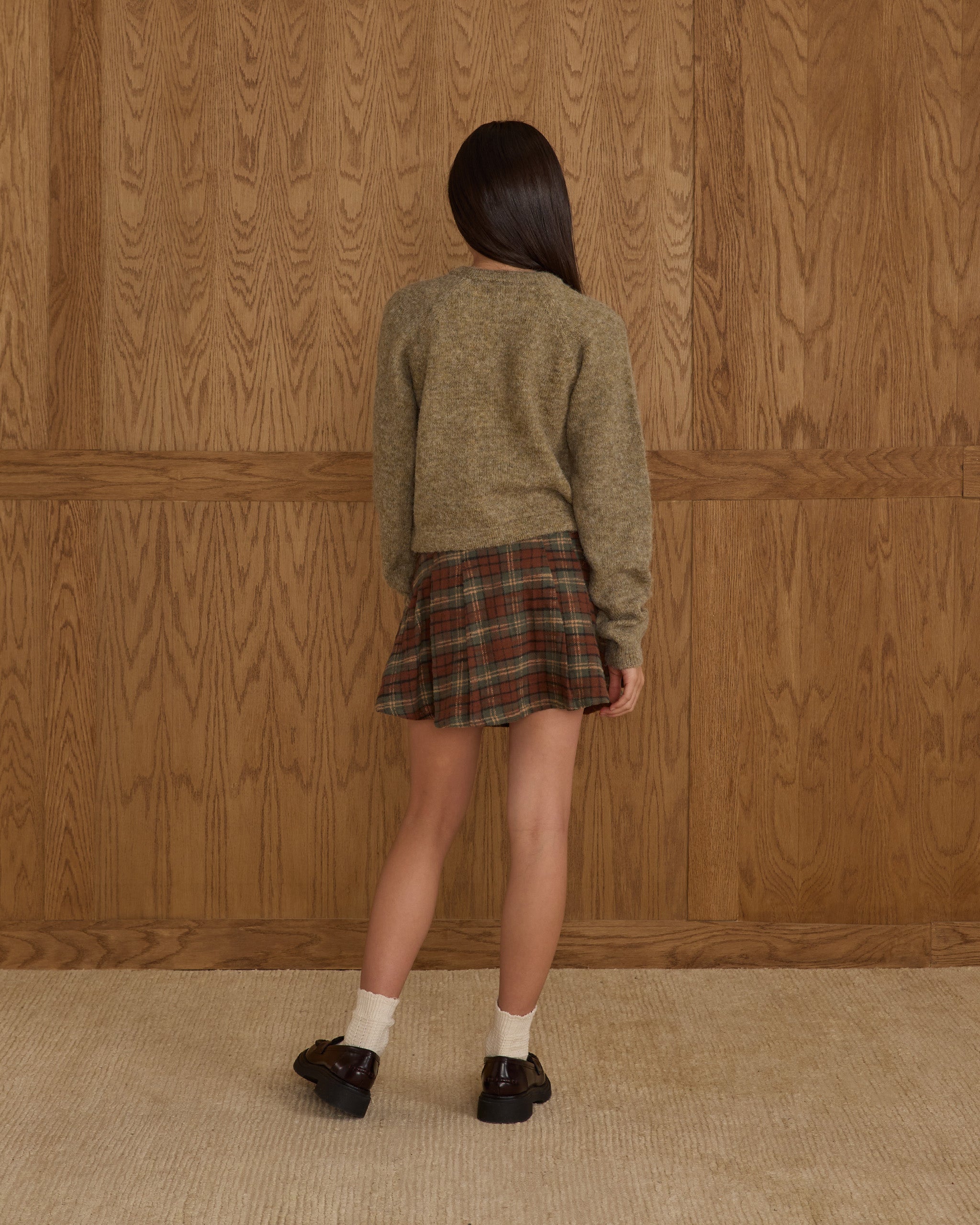 Fuzzy Cardigan || Evergreen - Rylee + Cru | Kids Clothes | Trendy Baby Clothes | Modern Infant Outfits |