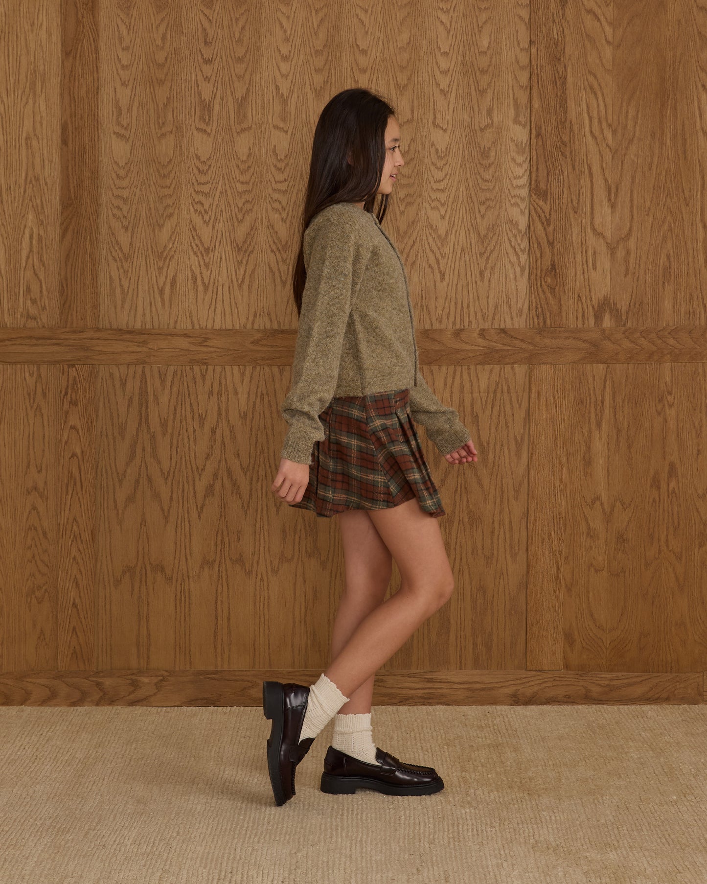 Fuzzy Cardigan || Evergreen - Rylee + Cru | Kids Clothes | Trendy Baby Clothes | Modern Infant Outfits |