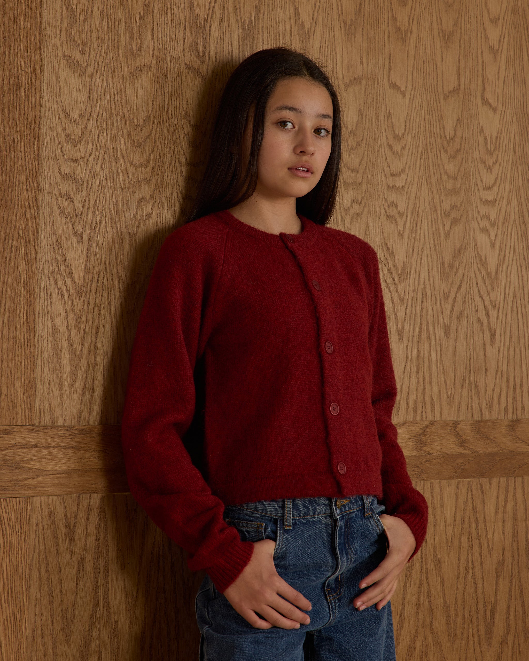 Fuzzy Cardigan || Ruby - Rylee + Cru | Kids Clothes | Trendy Baby Clothes | Modern Infant Outfits |