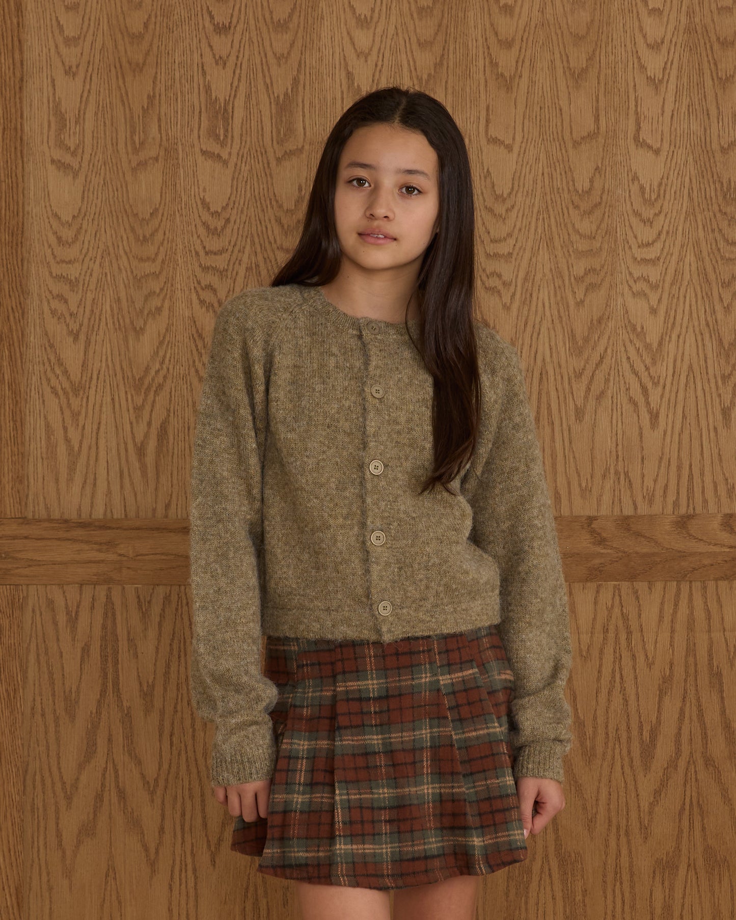 Fuzzy Cardigan || Evergreen - Rylee + Cru | Kids Clothes | Trendy Baby Clothes | Modern Infant Outfits |