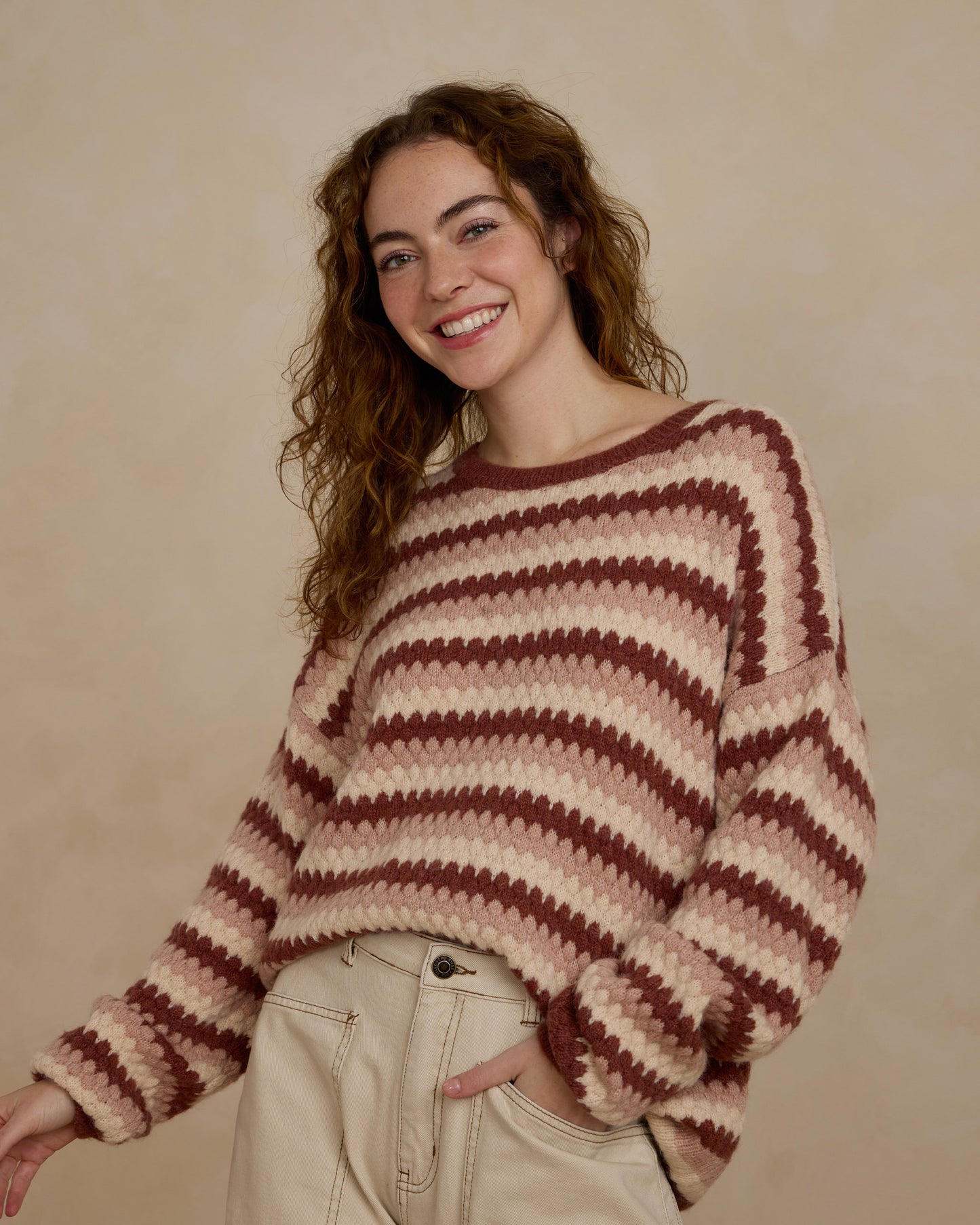 Aspen Sweater | Multi Stripe