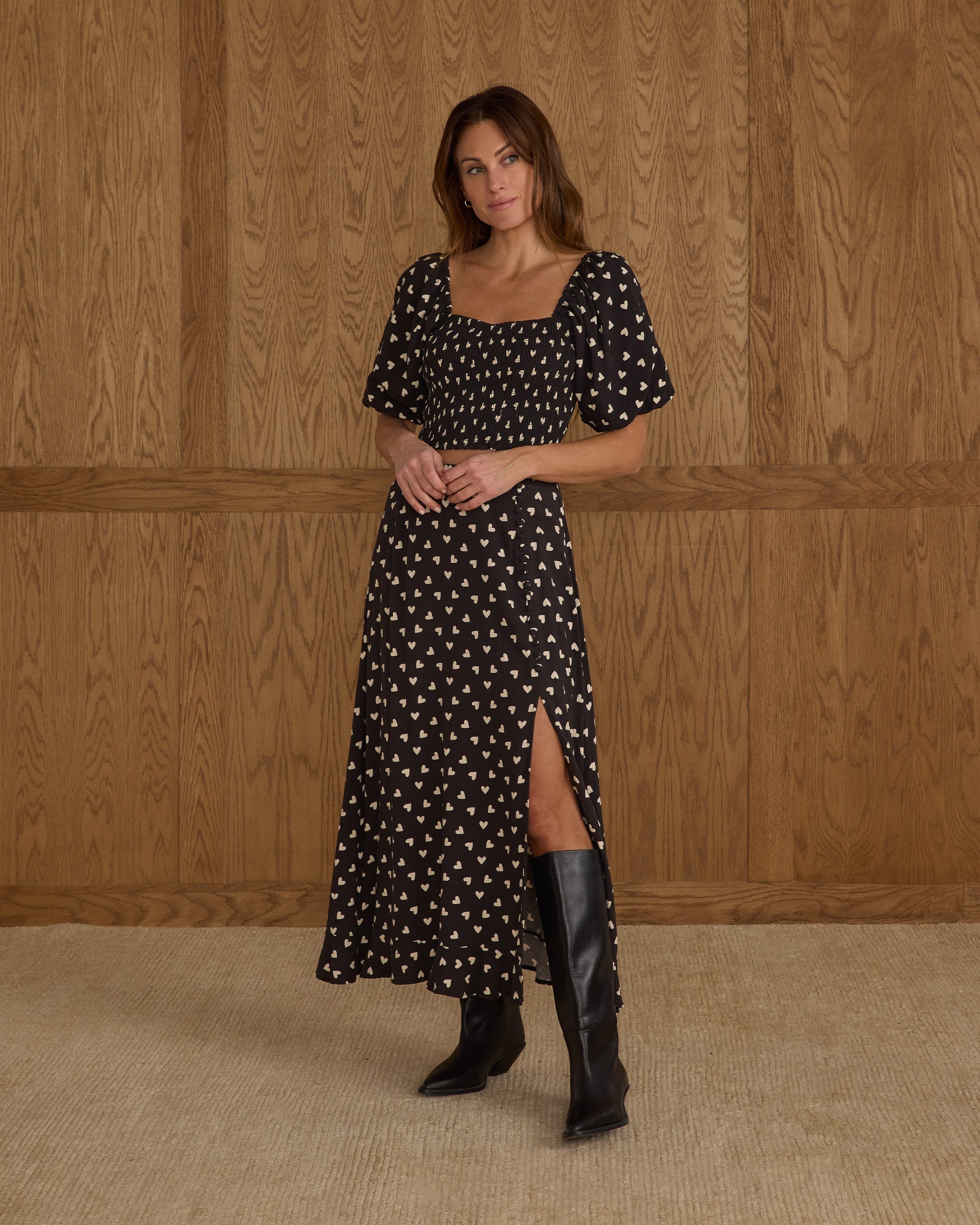 Trixie Top | Hearts - Rylee + Cru | Kids Clothes | Trendy Baby Clothes | Modern Infant Outfits |