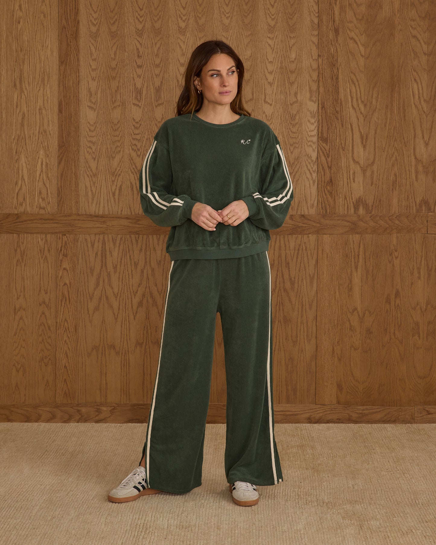 Track Pant | Green - Rylee + Cru | Kids Clothes | Trendy Baby Clothes | Modern Infant Outfits |