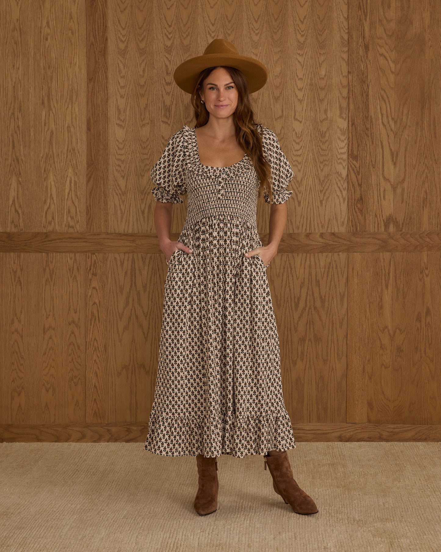 Lexi Dress | Harvest Floral - Rylee + Cru | Kids Clothes | Trendy Baby Clothes | Modern Infant Outfits |