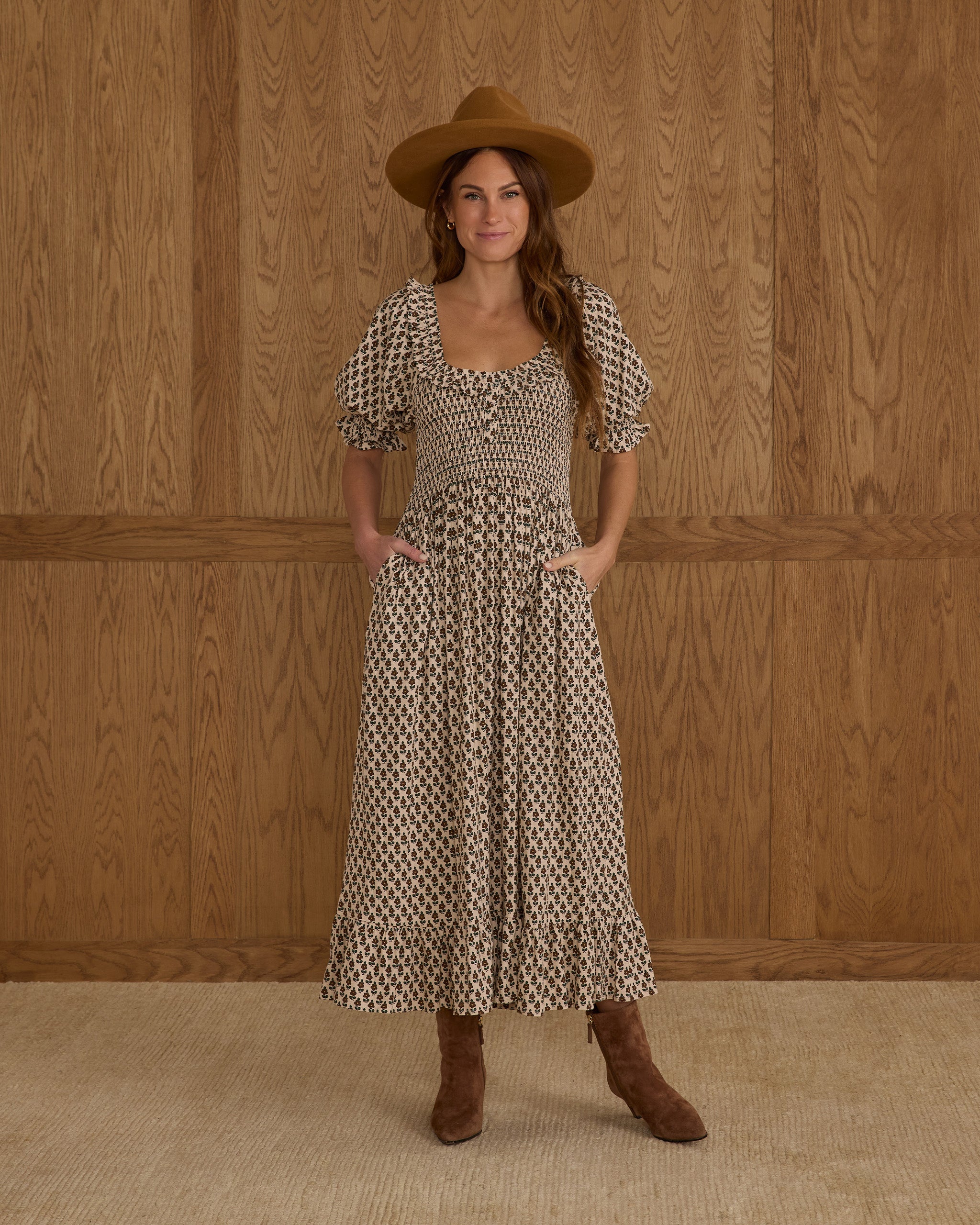 Lexi Dress | Harvest Floral - Rylee + Cru | Kids Clothes | Trendy Baby Clothes | Modern Infant Outfits |