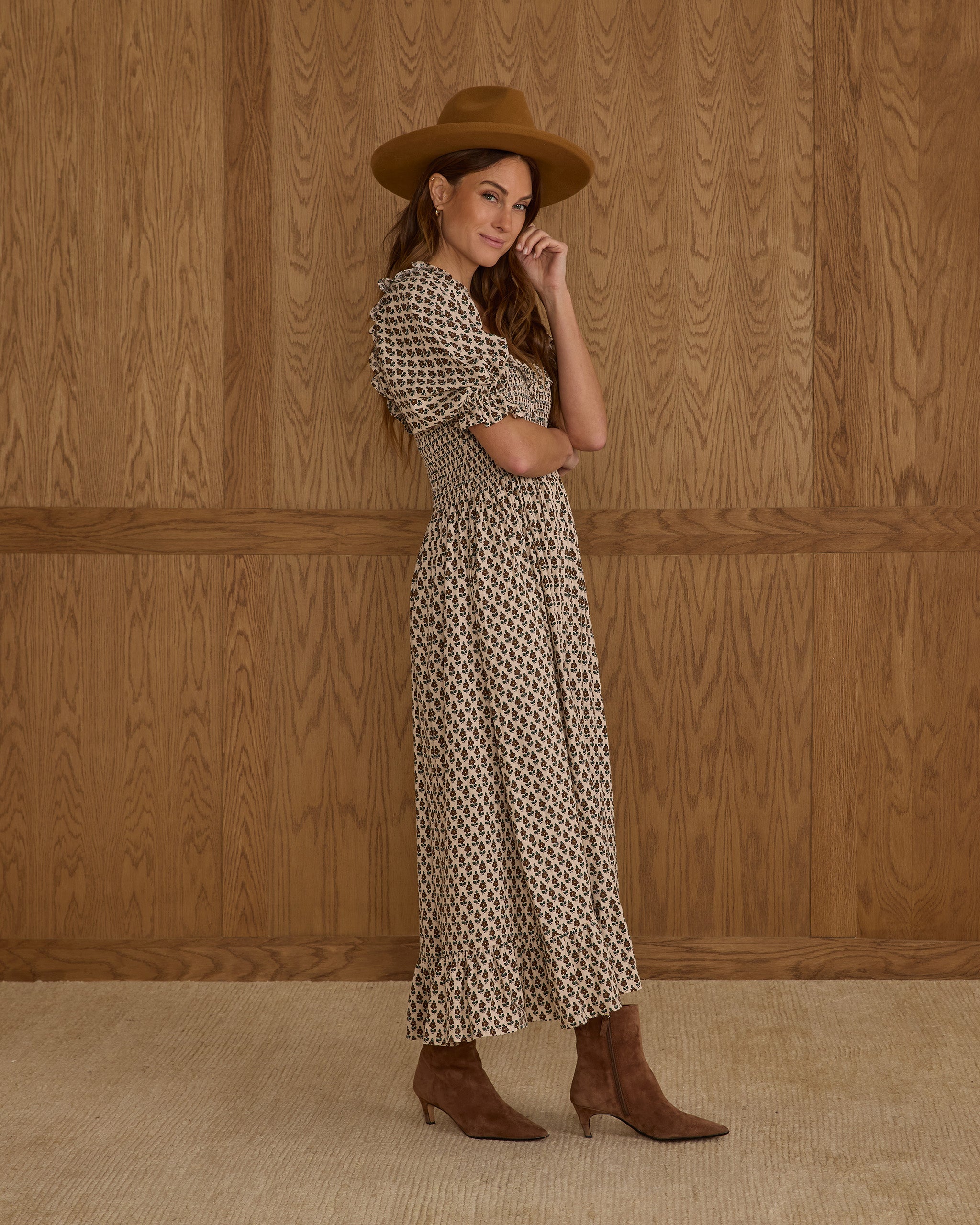 Lexi Dress | Harvest Floral - Rylee + Cru | Kids Clothes | Trendy Baby Clothes | Modern Infant Outfits |