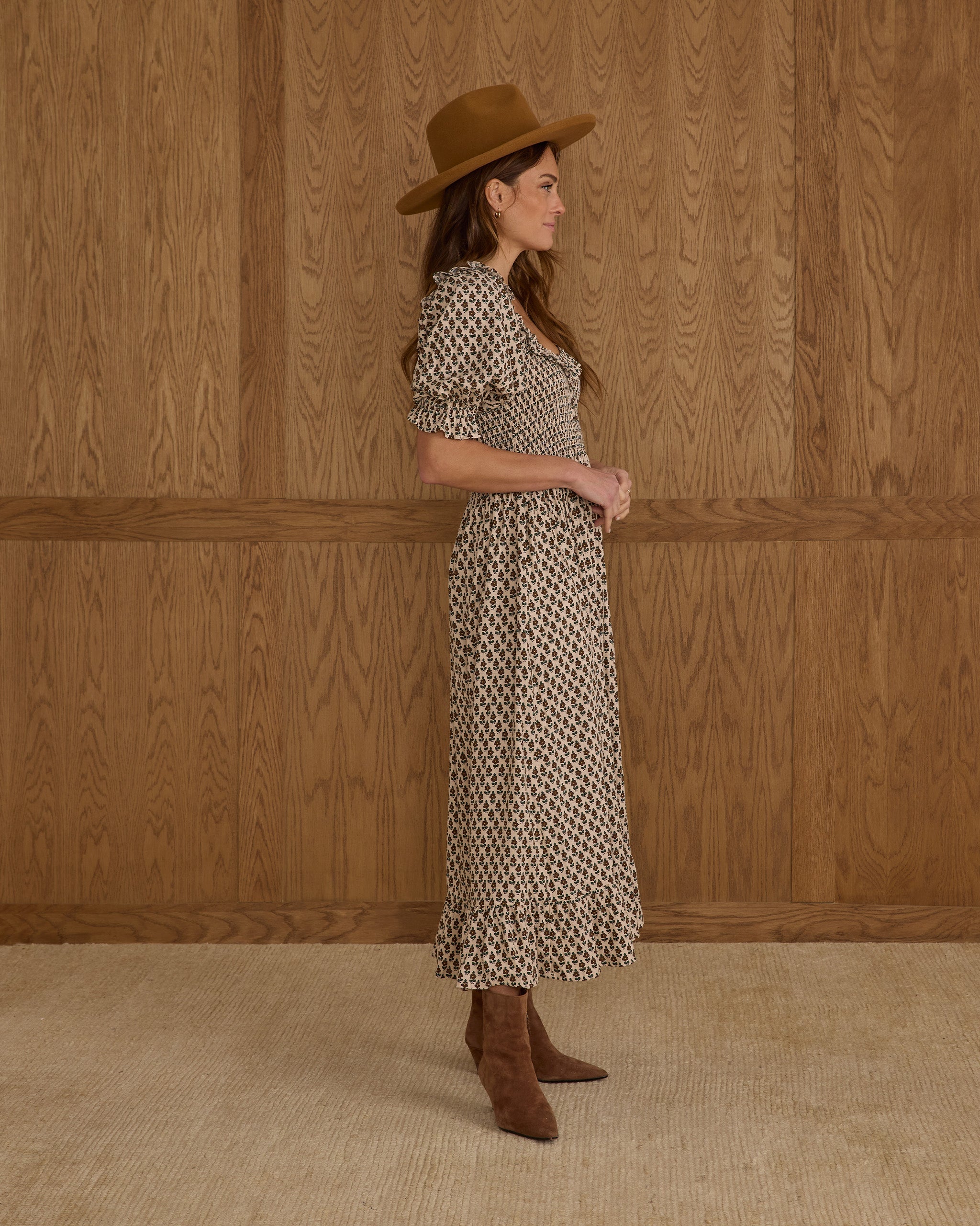 Lexi Dress | Harvest Floral - Rylee + Cru | Kids Clothes | Trendy Baby Clothes | Modern Infant Outfits |