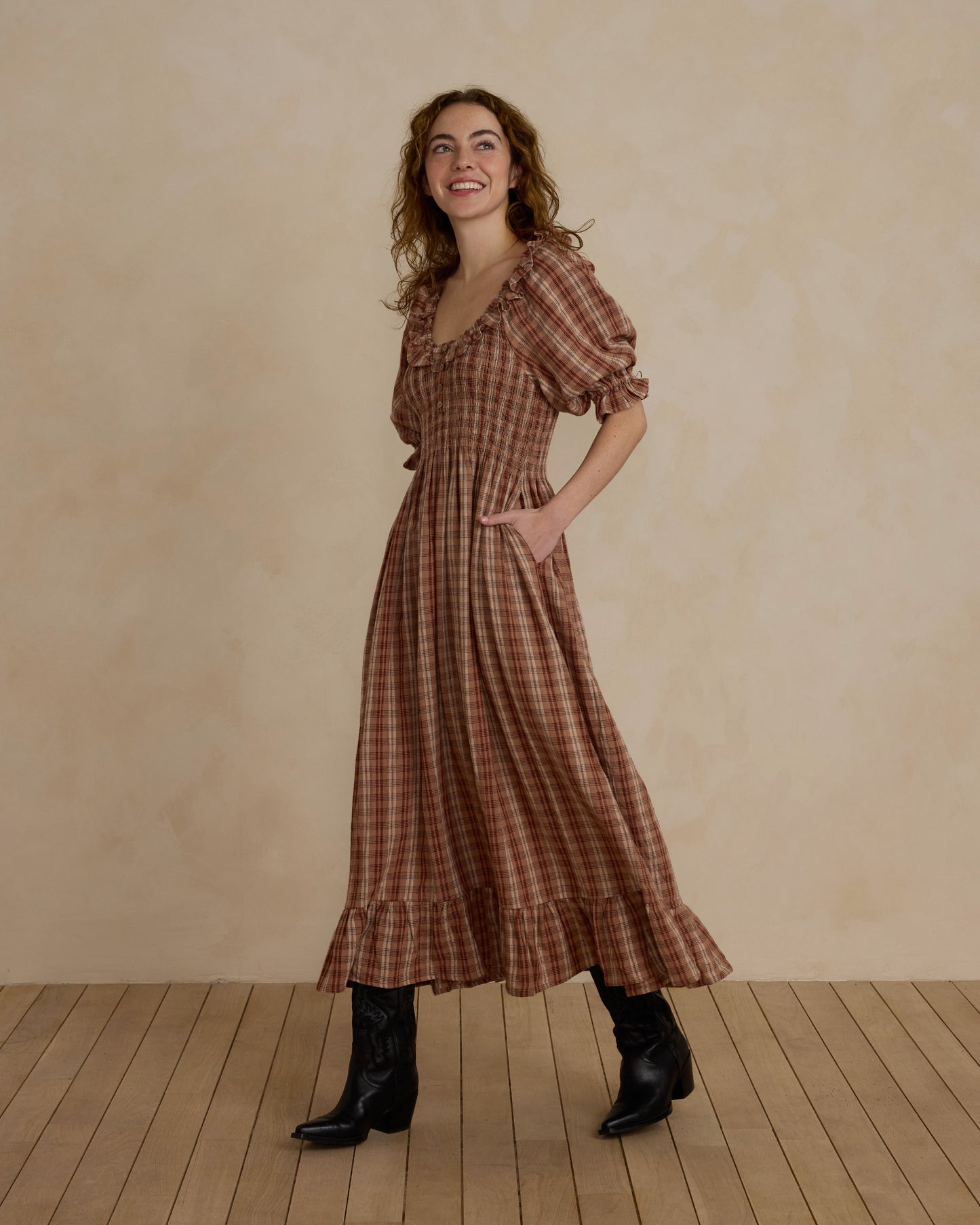 Lexi Dress | Autumn Plaid