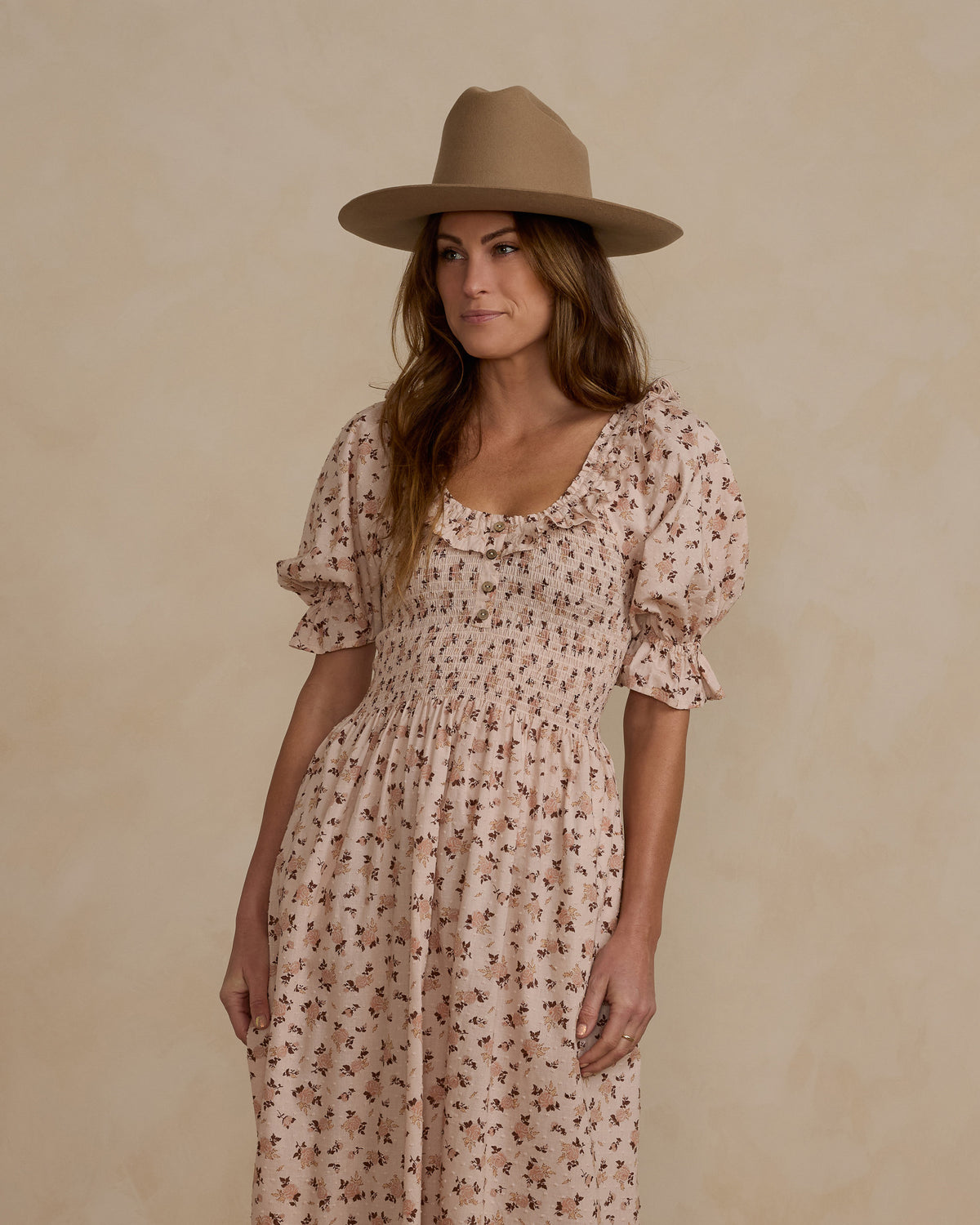 Rylee + Cru Rose Dress in Laurel Bandana main image 0